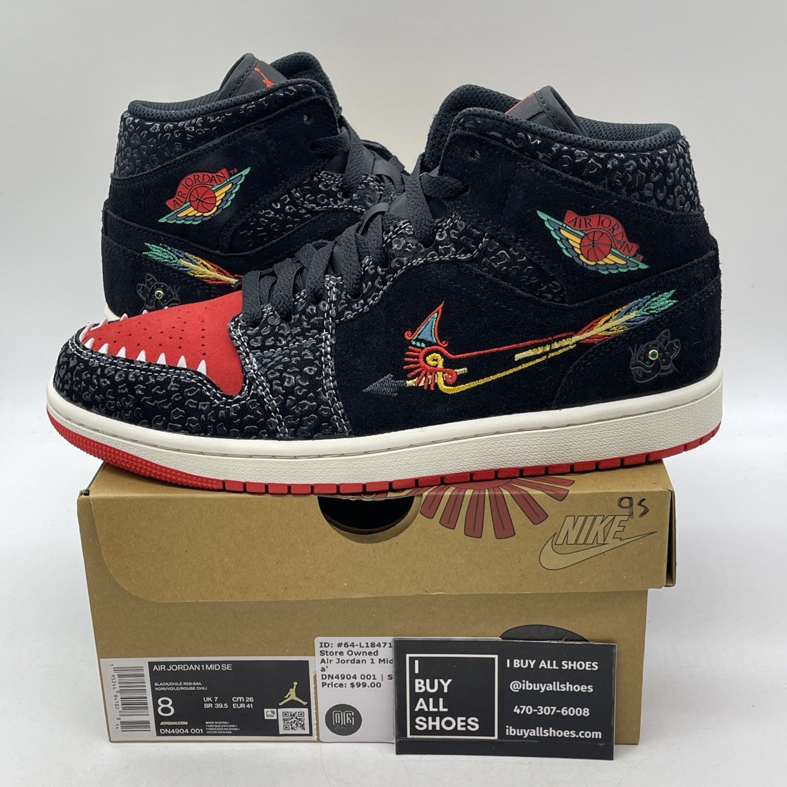Size 8 - Air Jordan 1 SE Mid SiEMPRE Familia (DN4904-001)