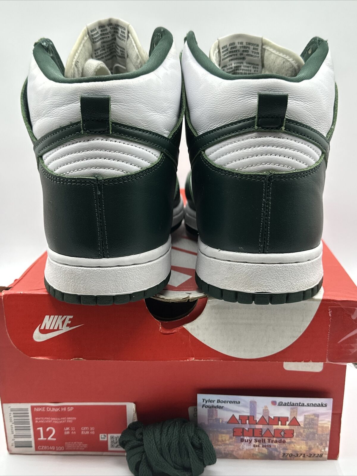 Size 12 - Nike Dunk High SP Pro Green