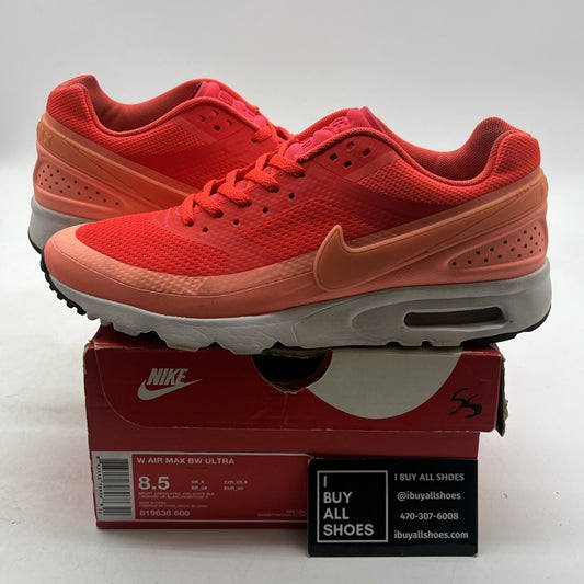 Size 8.5 - Nike Air Max Ultra BW Bright Crimson Atomic Pink W (819638-600)