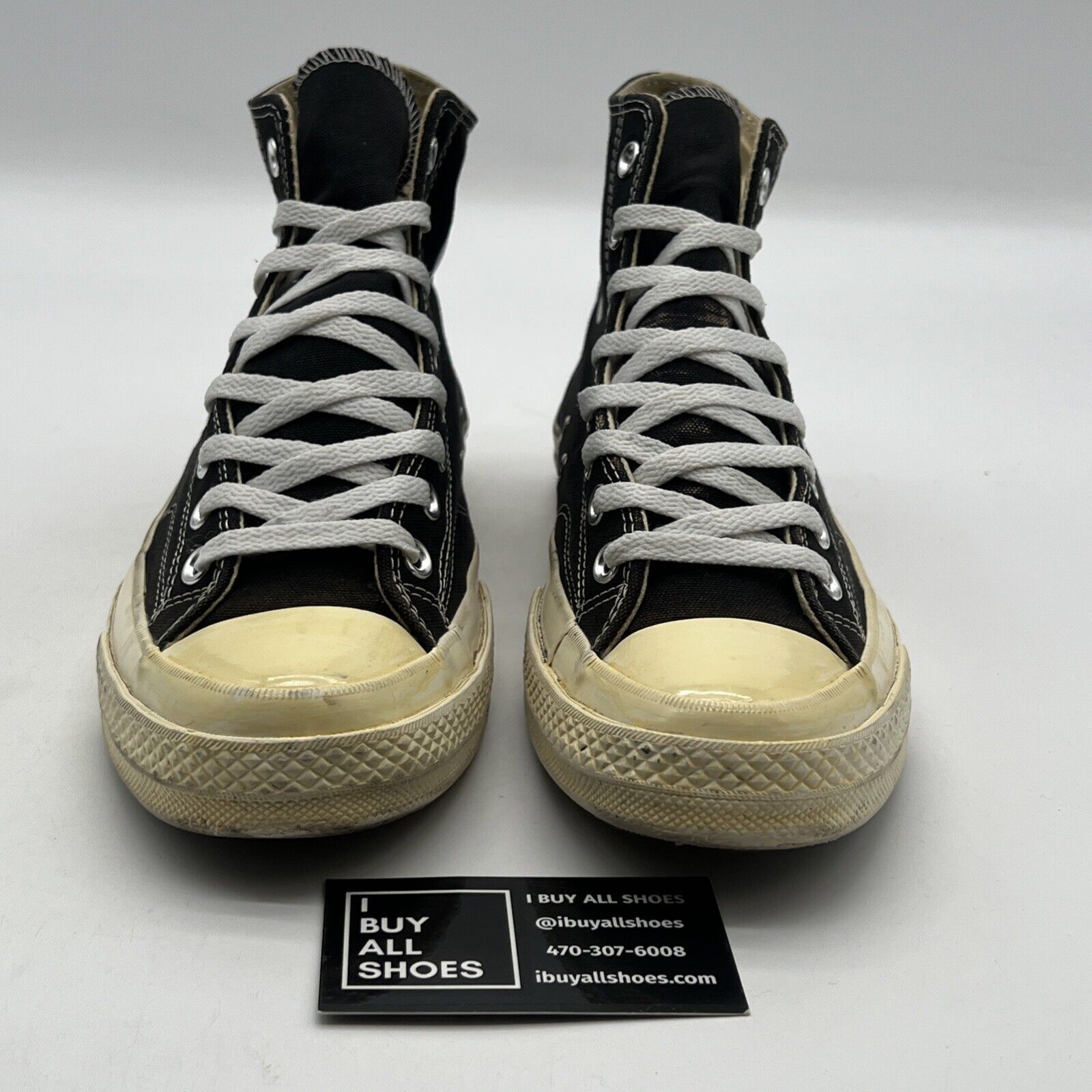 Size 9 - Converse Chuck Taylor All Star High x Comme des Garcons Play (150204C)