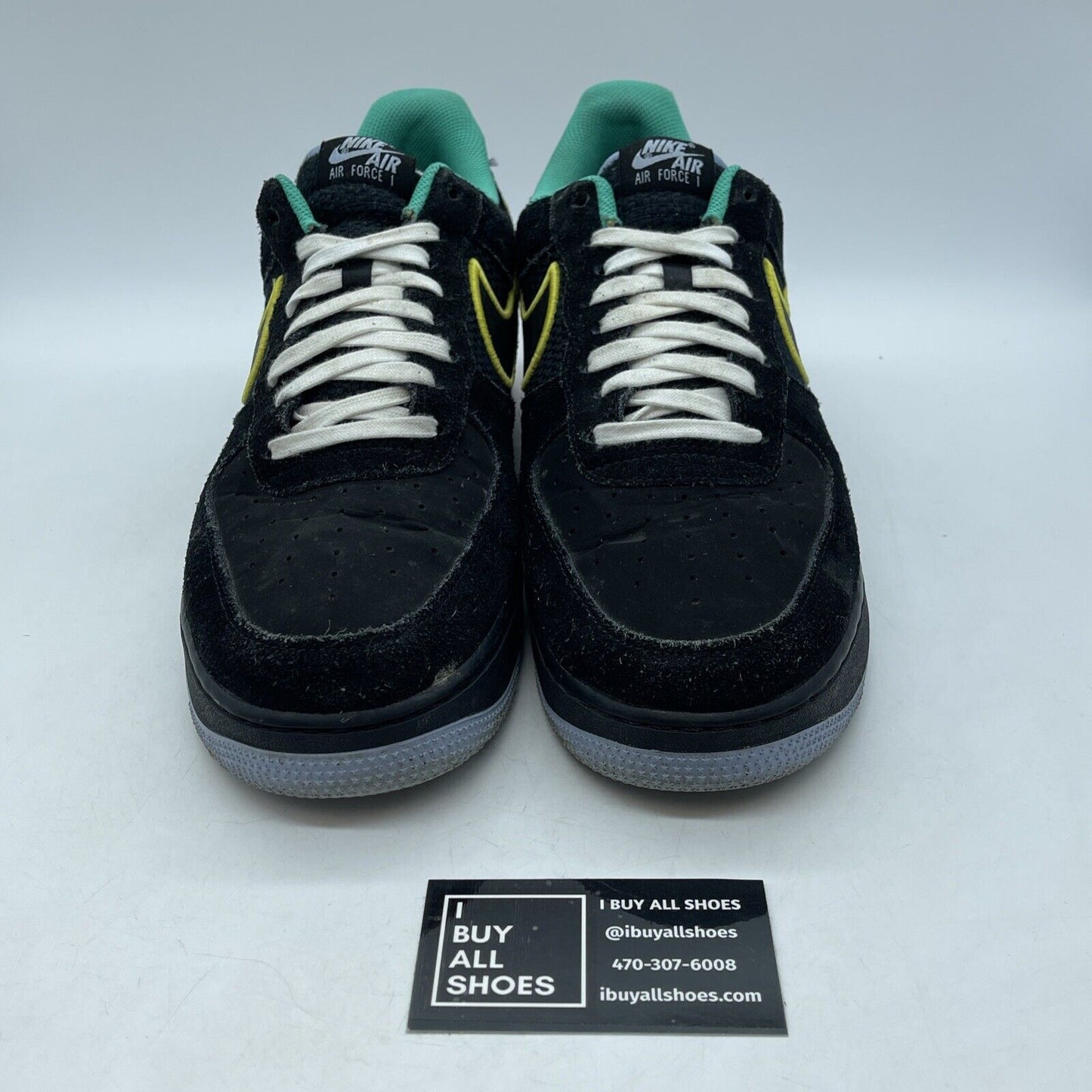 Size 12 - Nike Air Force 1 '07 LV8 Peace and Unity Black Suede (DM9051-001)