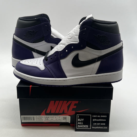 Size 10 - Air Jordan 1 Retro OG High Court Purple 2.0 (555088-500)