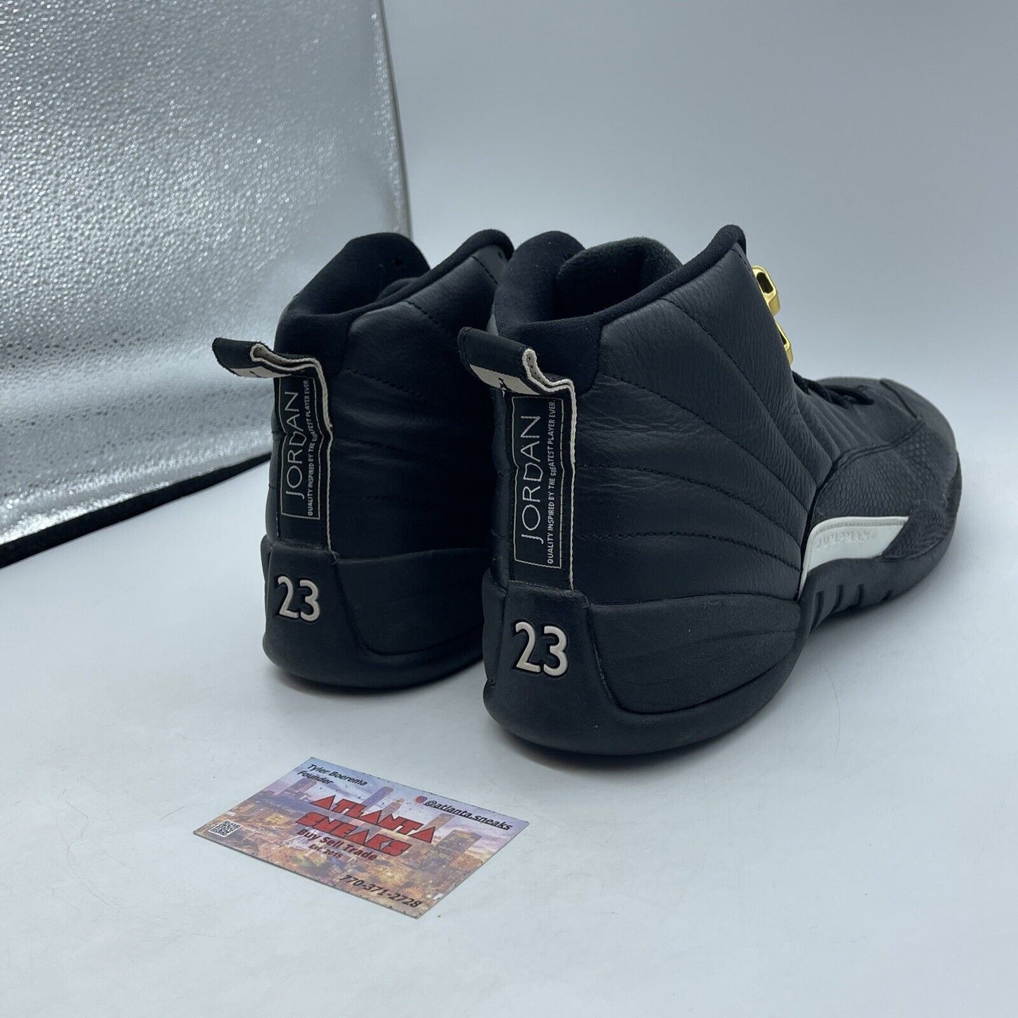 Size 11 - Air Jordan 12 Retro The Master Gold White Black Leather (130690-013