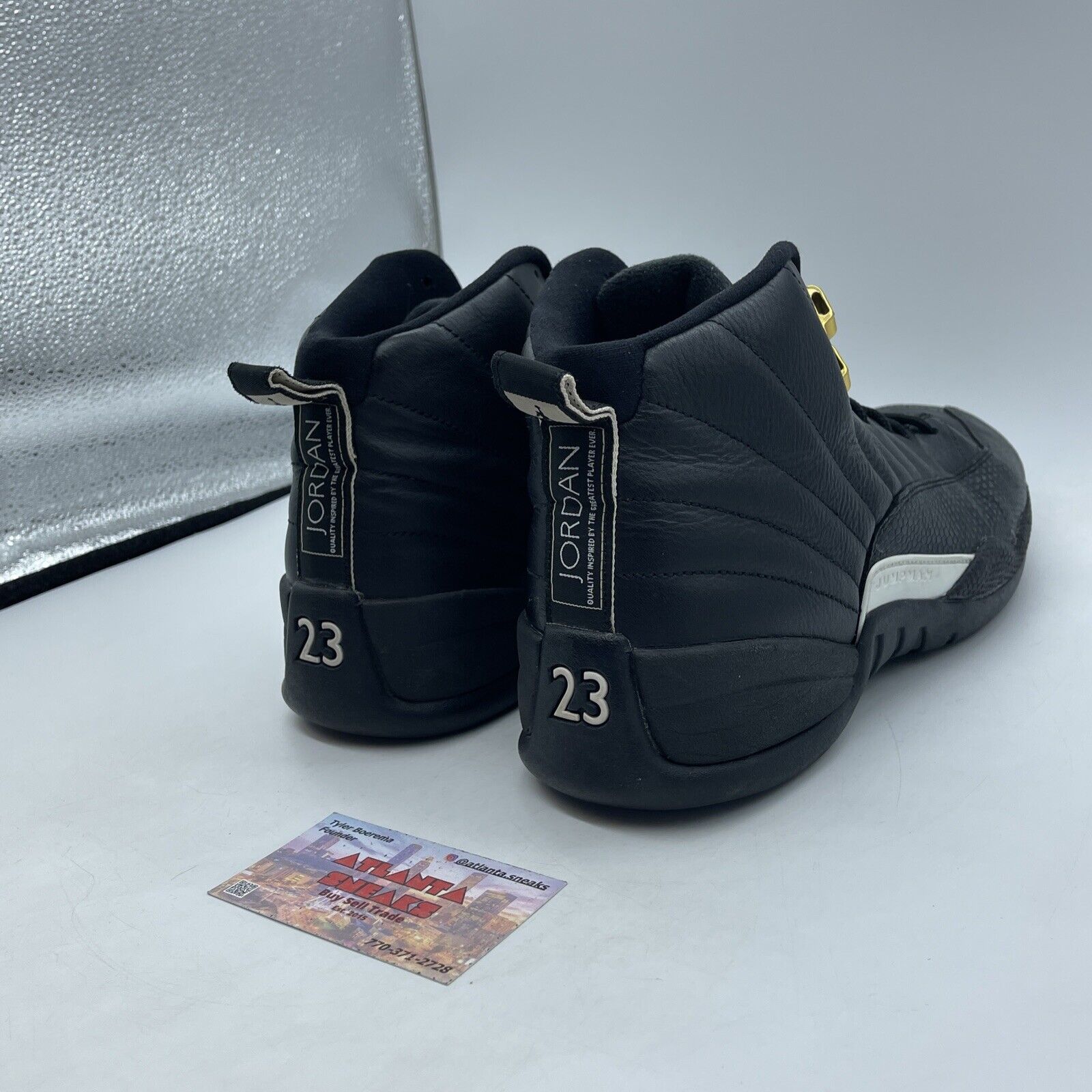 Size 11 - Air Jordan 12 Retro The Master Gold White Black Leather (130690-013