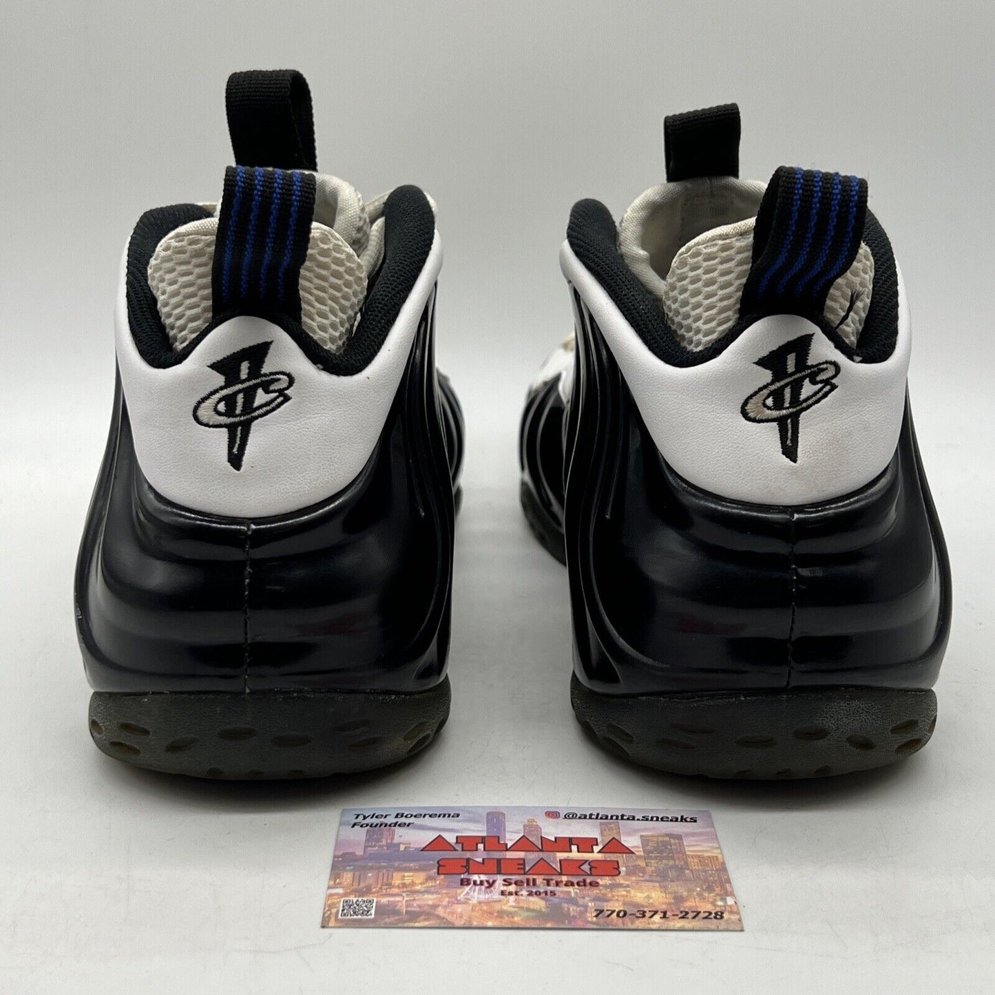 Size 12 - Nike Air Foamposite One Concord Black White (314996-005)