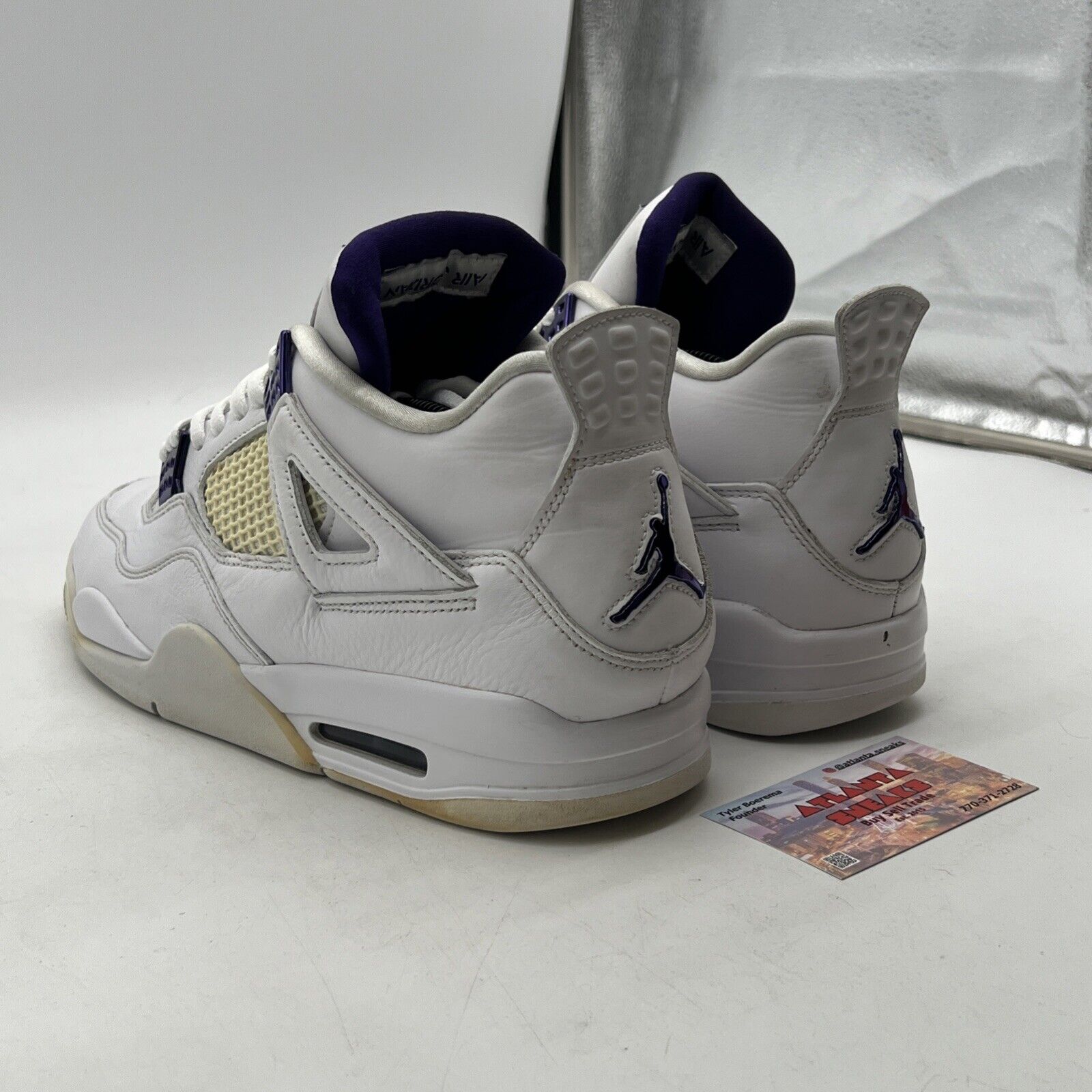 Size 10.5 - Jordan 4 Retro Mid Purple Metallic (CT8527-115)
