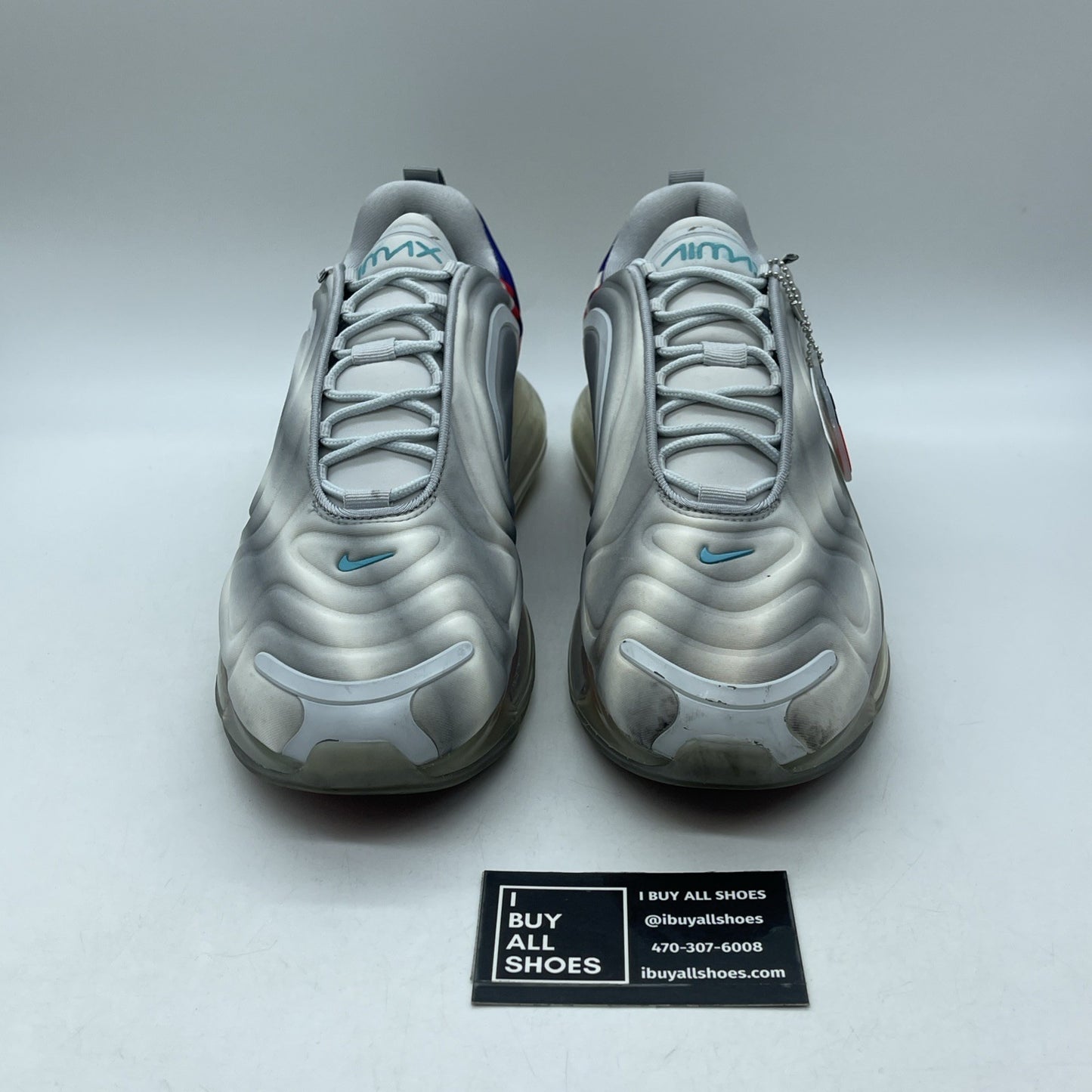Size 11 - Nike Air Max 720 Pride Grey Blue Purple Suede (AO2924-011)