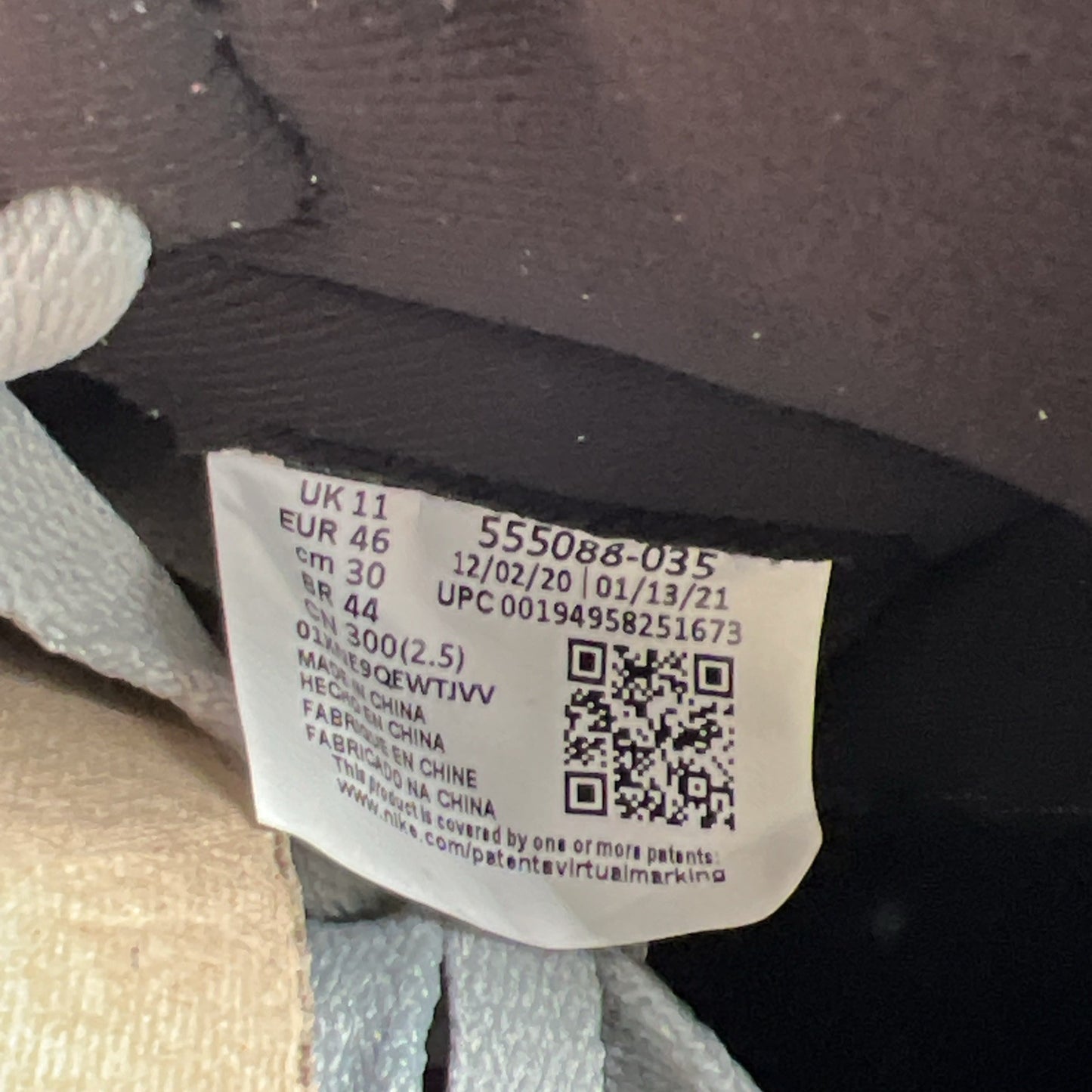 Size 12 - Air Jordan 1 Retro OG High Shadow 2.0 (555088-035)
