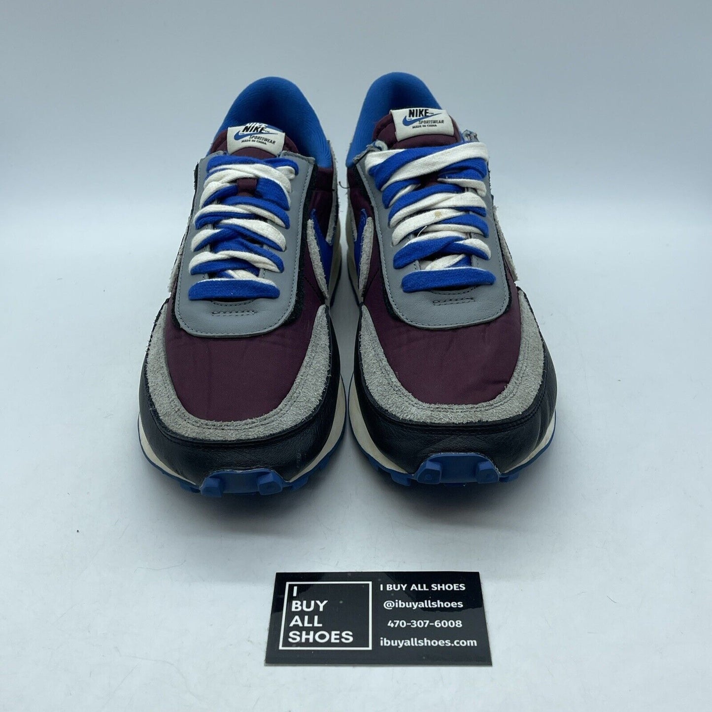 Size 12 - Nike sacai x Undercover x LDWaffle Night Maroon Team Royal -DJ4877-600