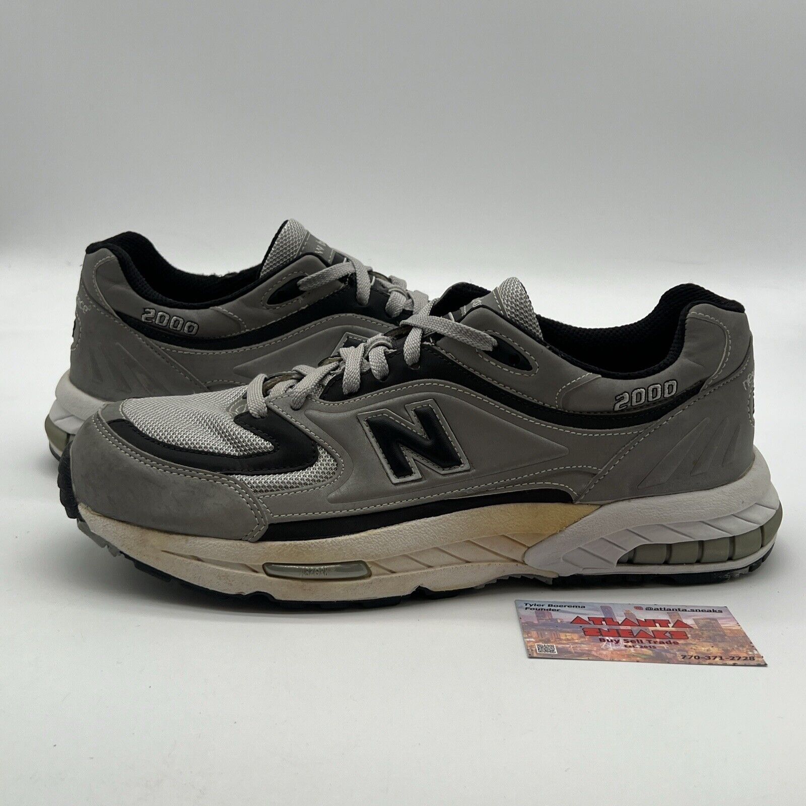 Size 12 - New Balance 2000 Gray/Navy 2013