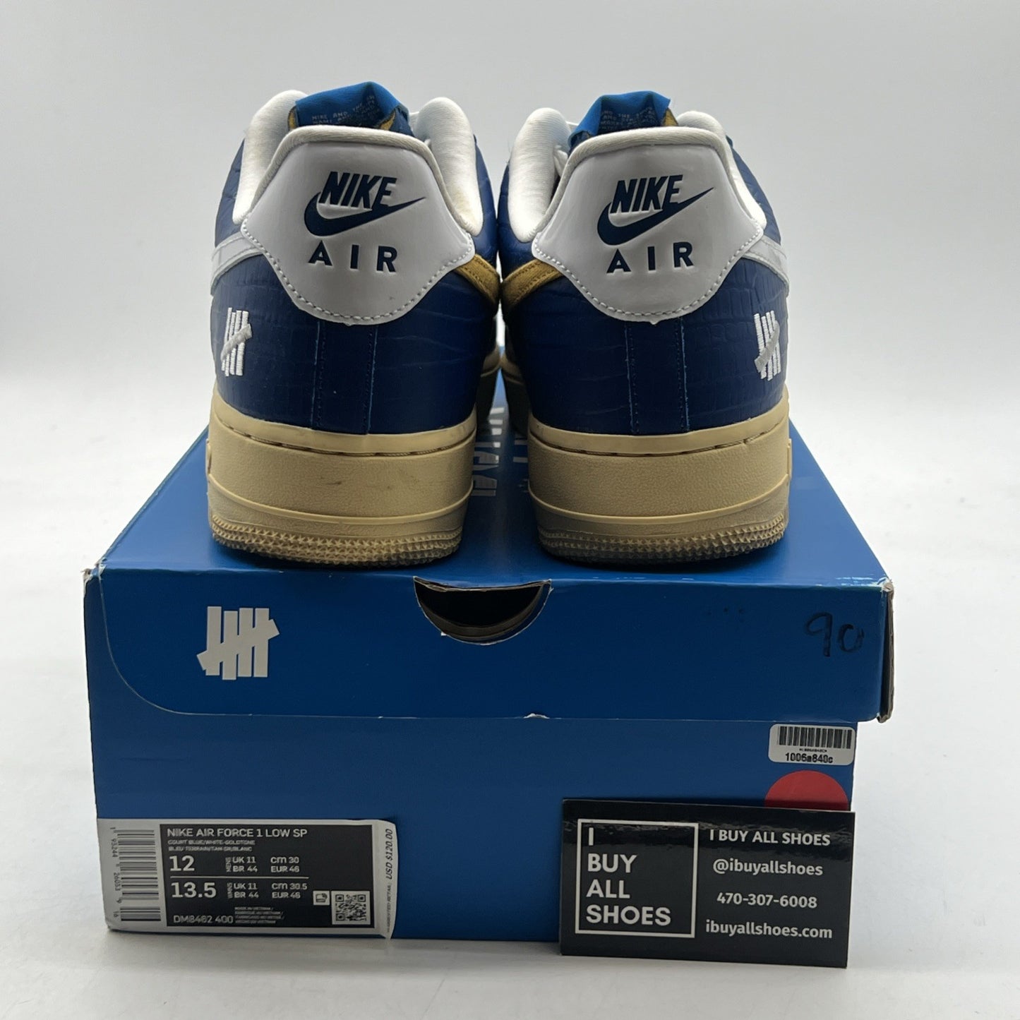 Size 12 - Nike Undefeated x Air Force 1 SP Low Dunk vs AF1 (DM8562-400)
