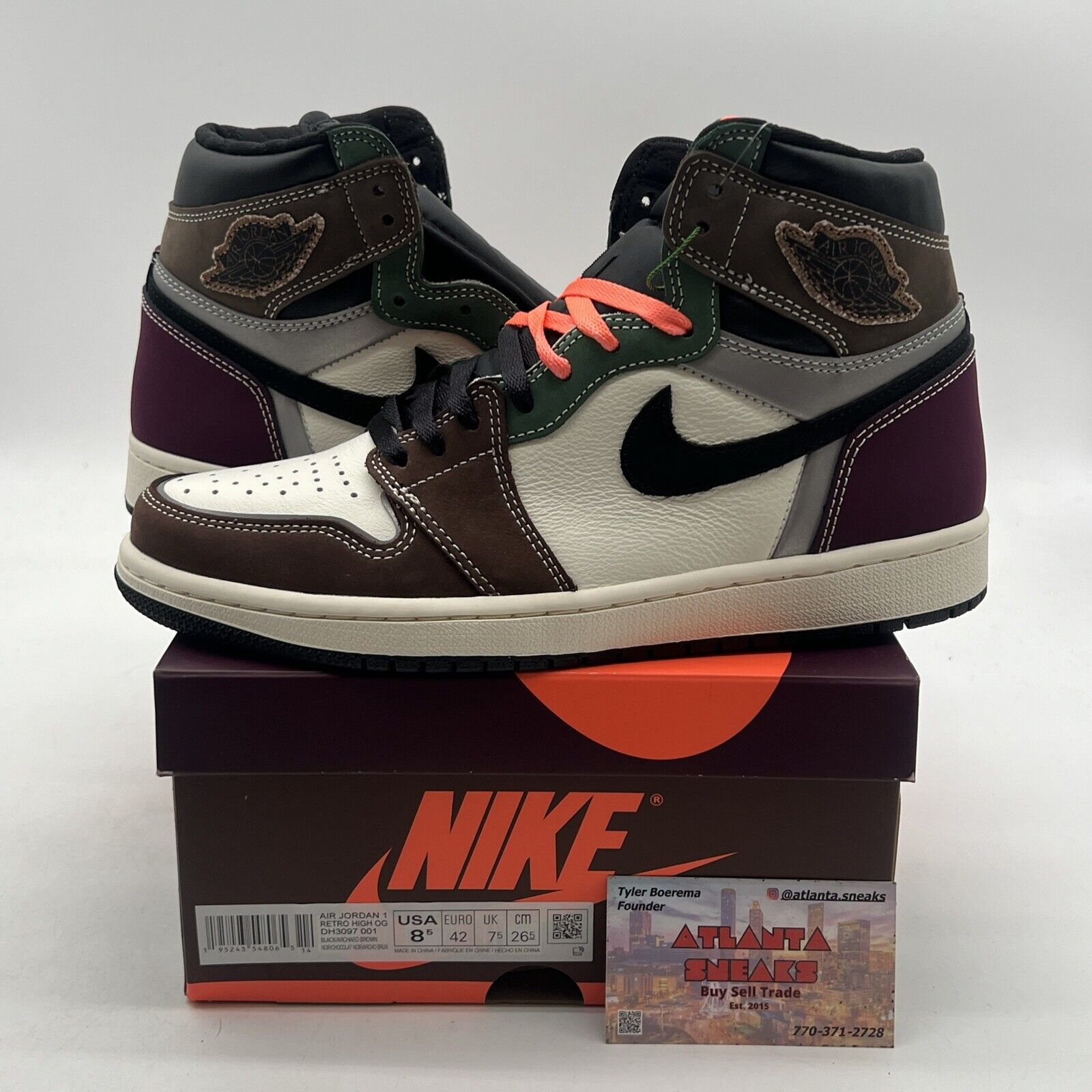 Size 8.5 - Air Jordan 1 High OG Crafted 2021 (DH3097-001)