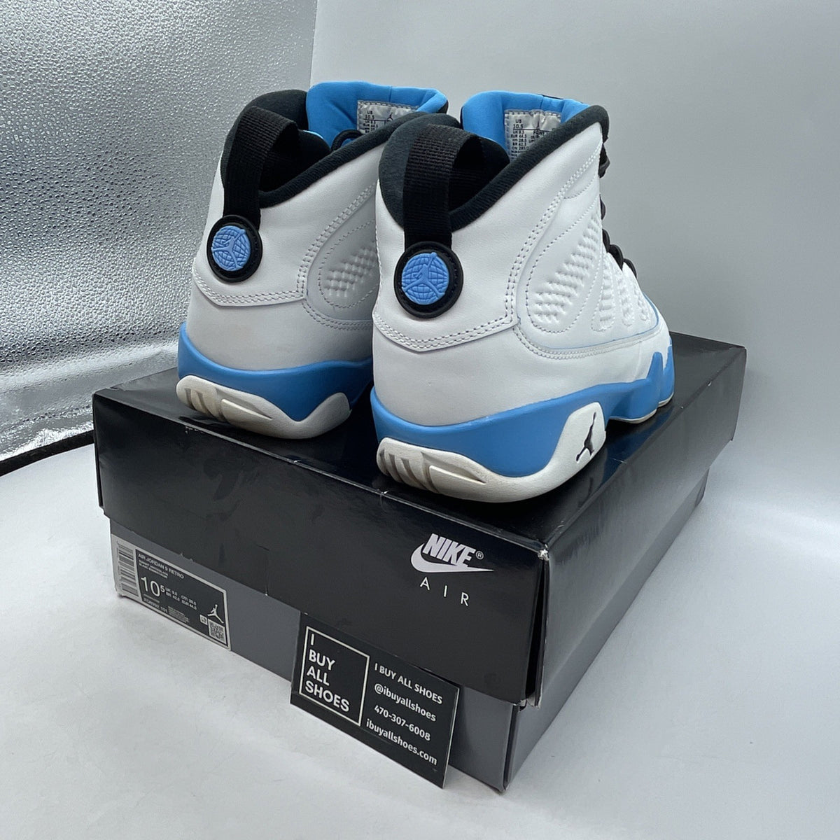 Size 10.5 - Air Jordan 9 Retro 2024 Powder Blue (FQ8992-101)