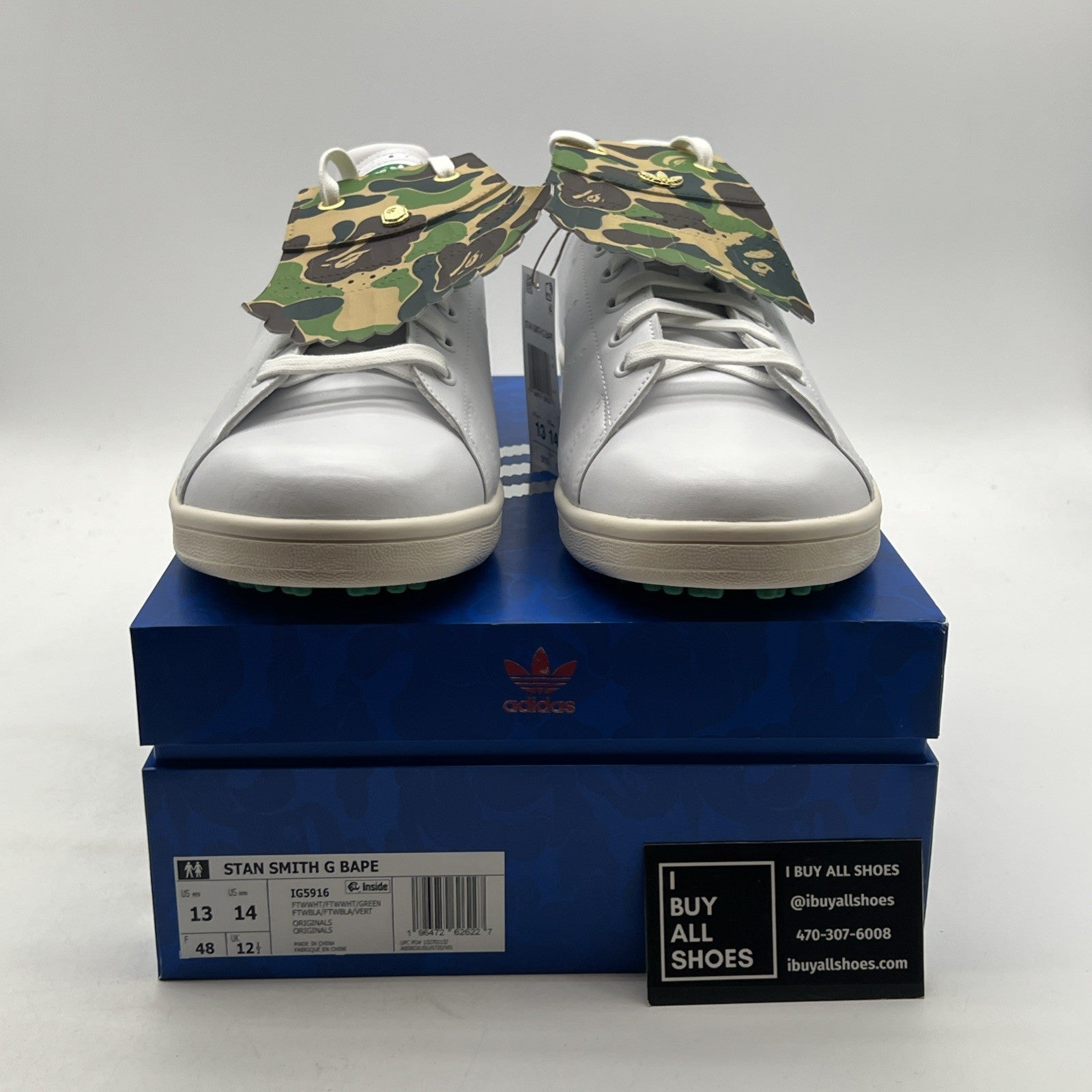 Size 13 - adidas BAPE x Stan Smith Golf 30th Anniversary (IG5916)