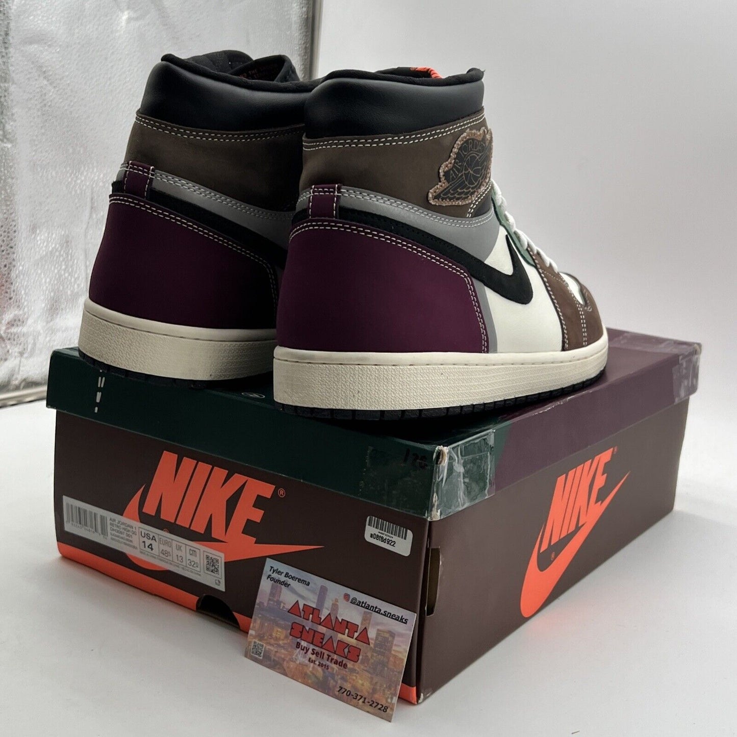 Size 14 - Air Jordan 1 High OG Crafted 2021 (DH3097-001)