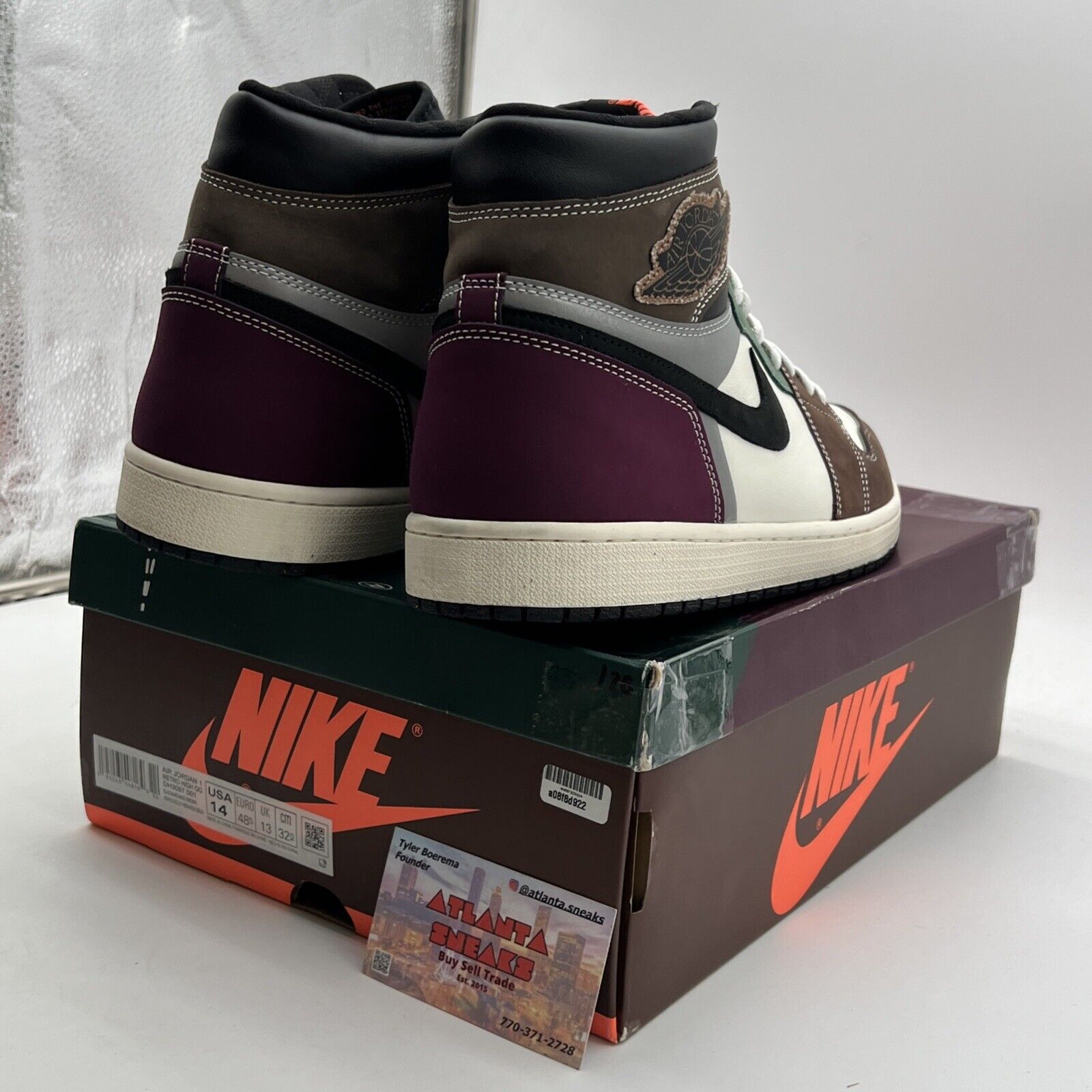 Size 14 - Air Jordan 1 High OG Crafted 2021 (DH3097-001)