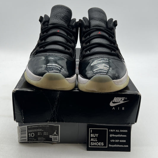 Size 10 - Air Jordan 11 Retro Low 72-10 (AV2187-001)
