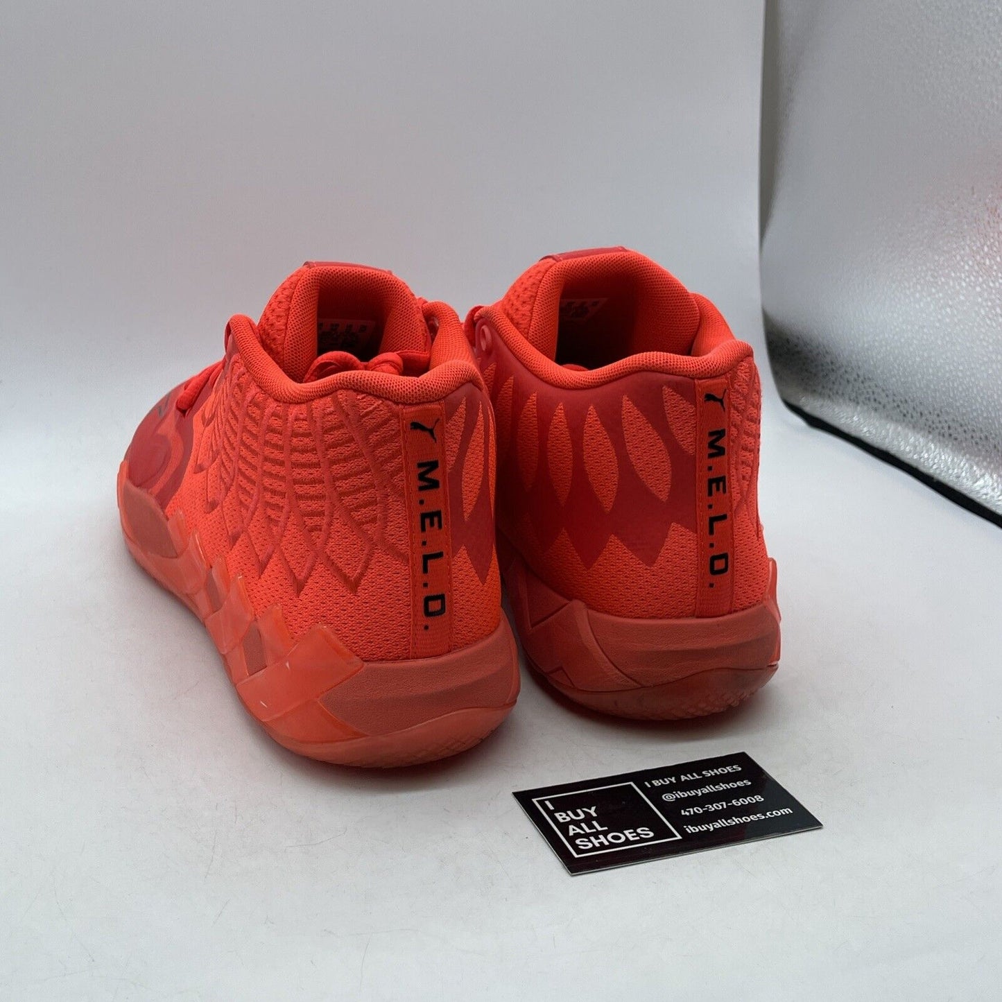 Size 12 - PUMA MB.01 Not From Here Orange Black Suede Leather (377237-02)