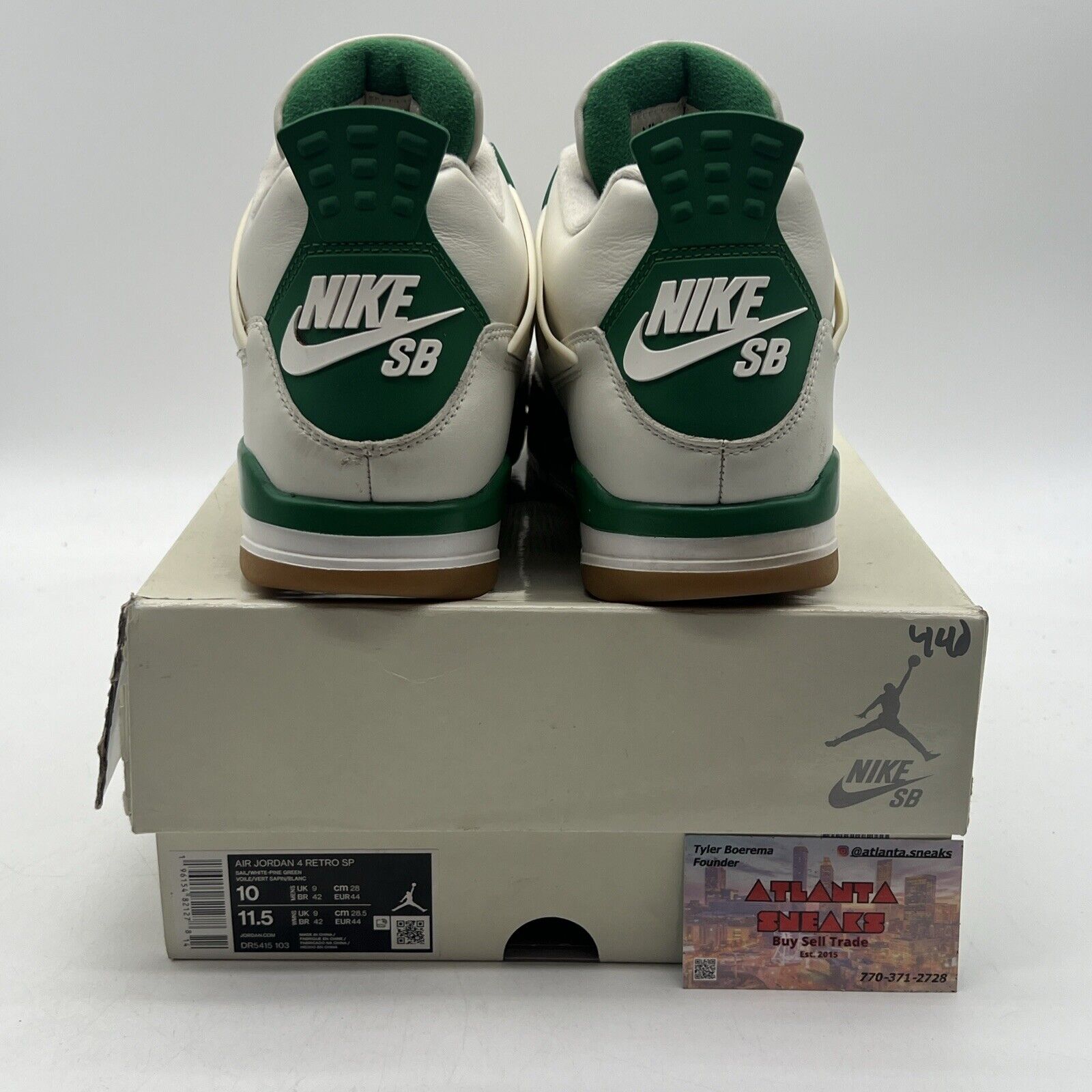 Size 10 - Jordan 4 Retro SP x Nike SB Mid Pine Green Grey (DR5415-103)