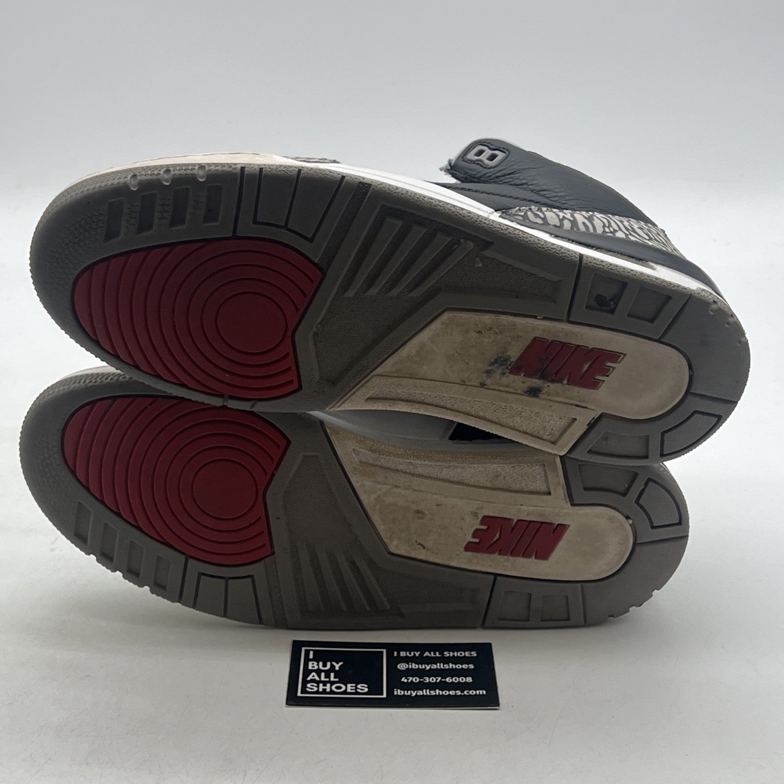 Size 10 - Air Jordan 3 Retro OG Mid Black Cement (854262-001)