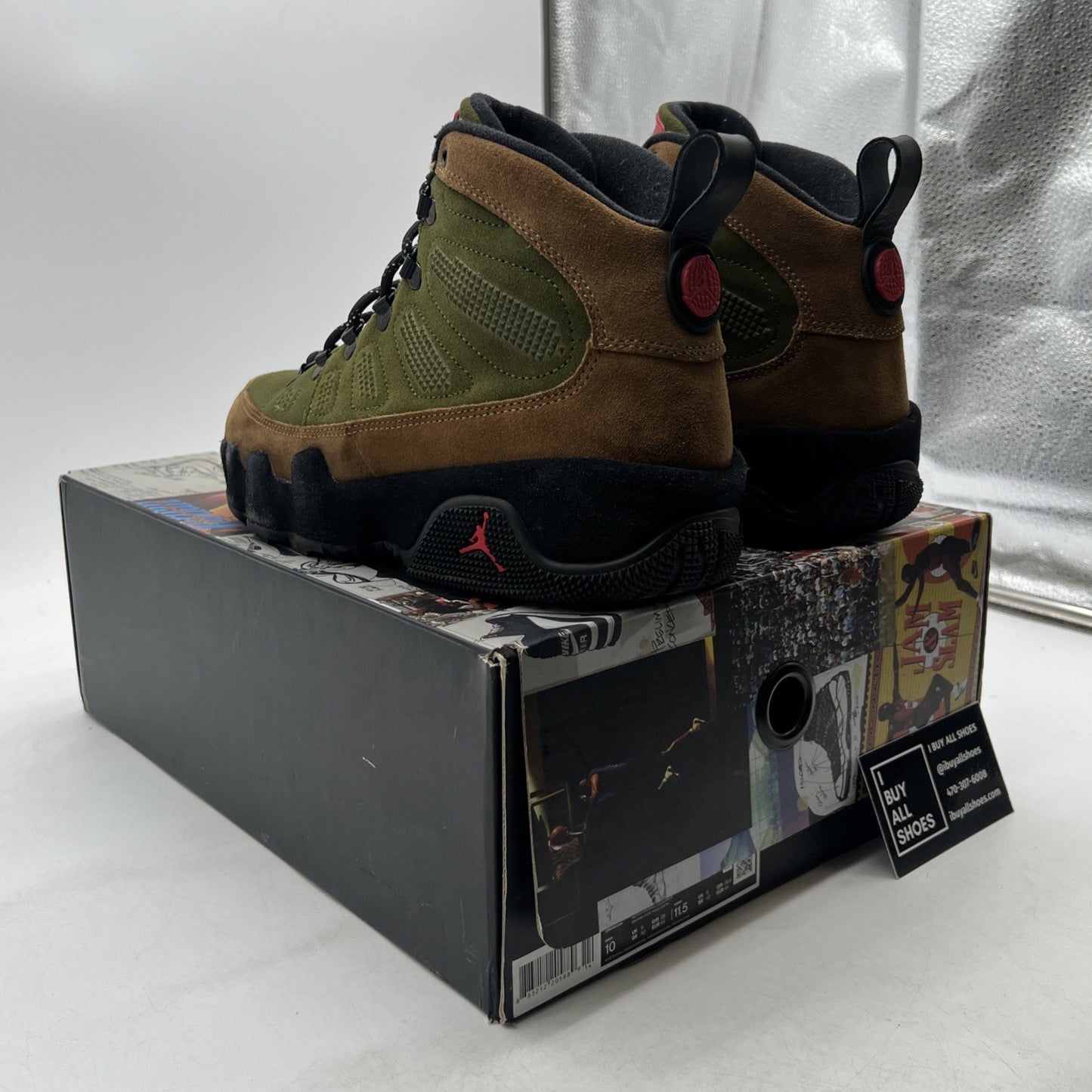 Size 10 - Air Jordan 9 Retro NRG Beef And Broccoli 2018 (AR4491-200)