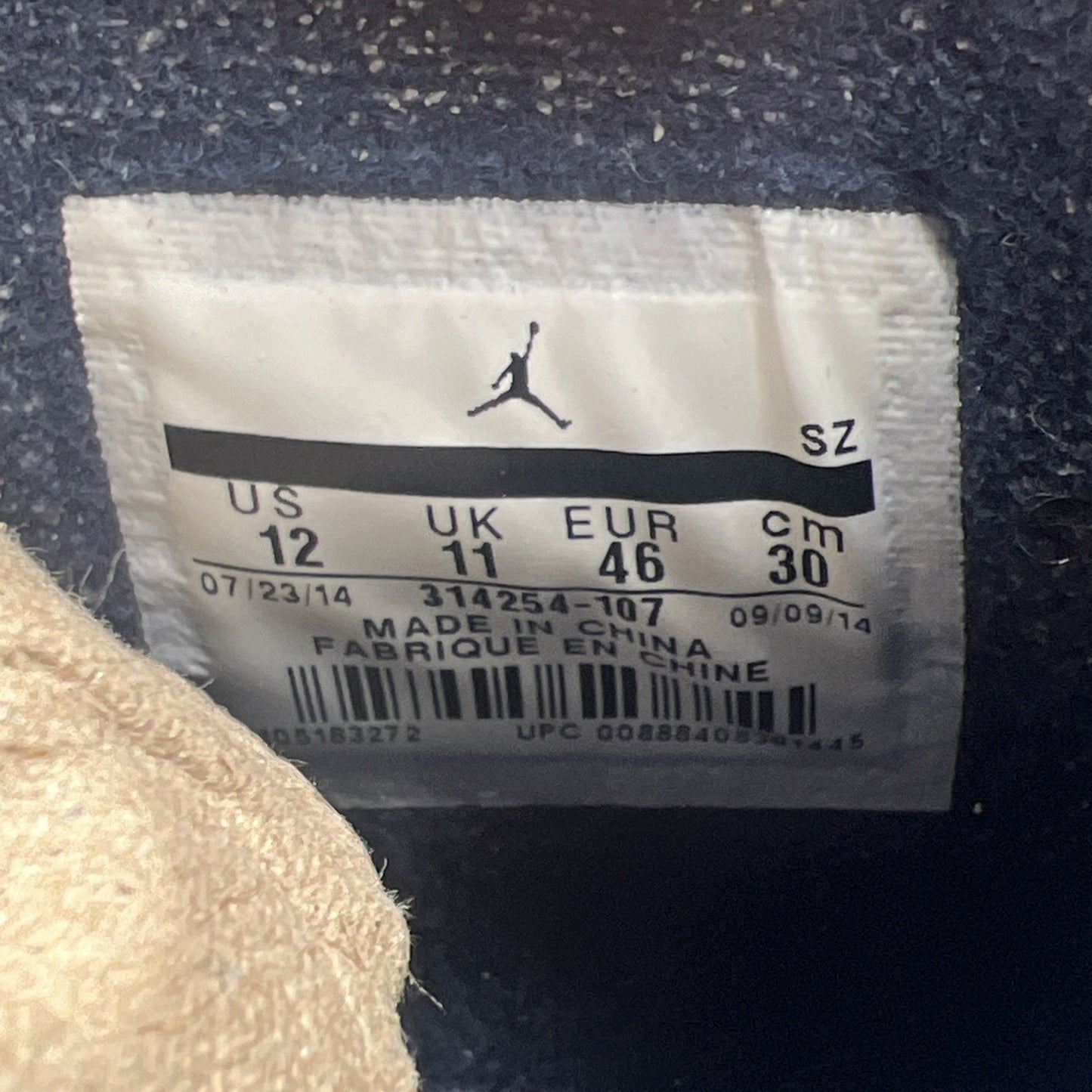 Size 12 - Air Jordan 4 Retro LS Columbia (314254-107)