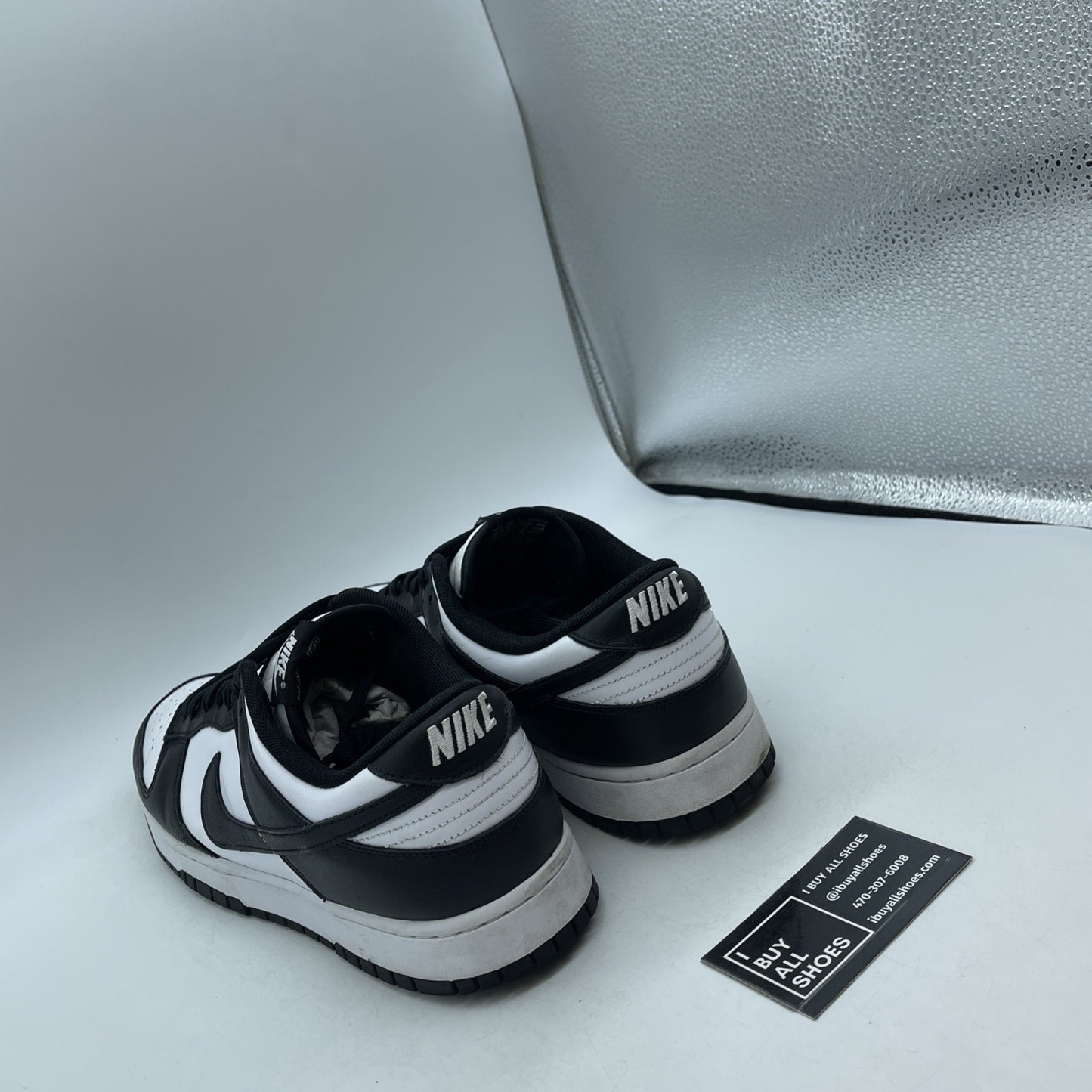 Size 12 - Nike Dunk Low Black White (DD1391-100)