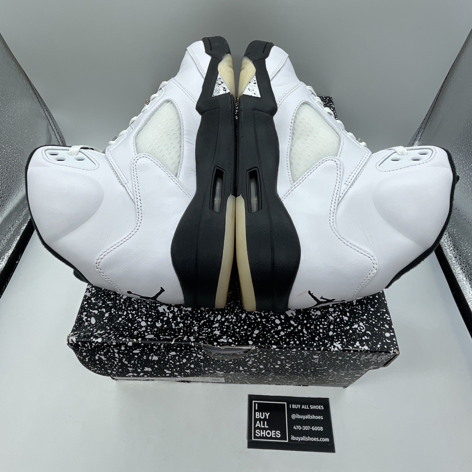 Size 11 - Air Jordan 5 Retro White Black (DD0587-110)