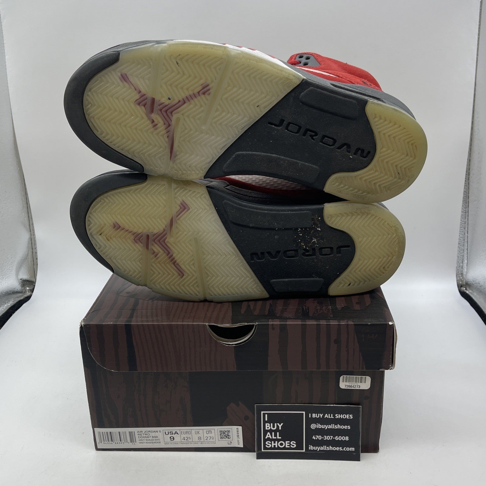 Size 9 - Air Jordan 5 Retro Mid Raging Bull (DD0587-600)