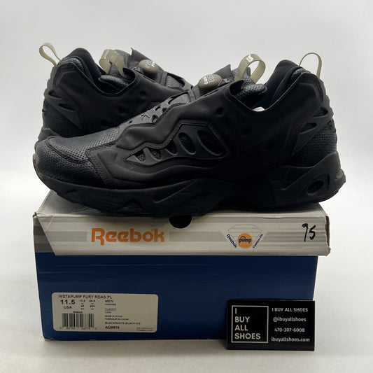 Size 11.5 - Reebok Instapump Fury Road PL Black Ice (AQ9978)