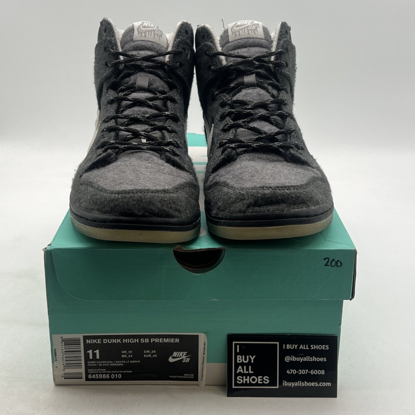 Size 11 - Nike Dunk SB Premier High Petoskey (645986-010)