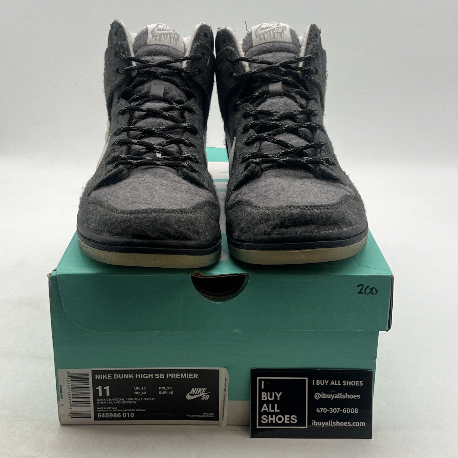 Size 11 - Nike Dunk SB Premier High Petoskey (645986-010)