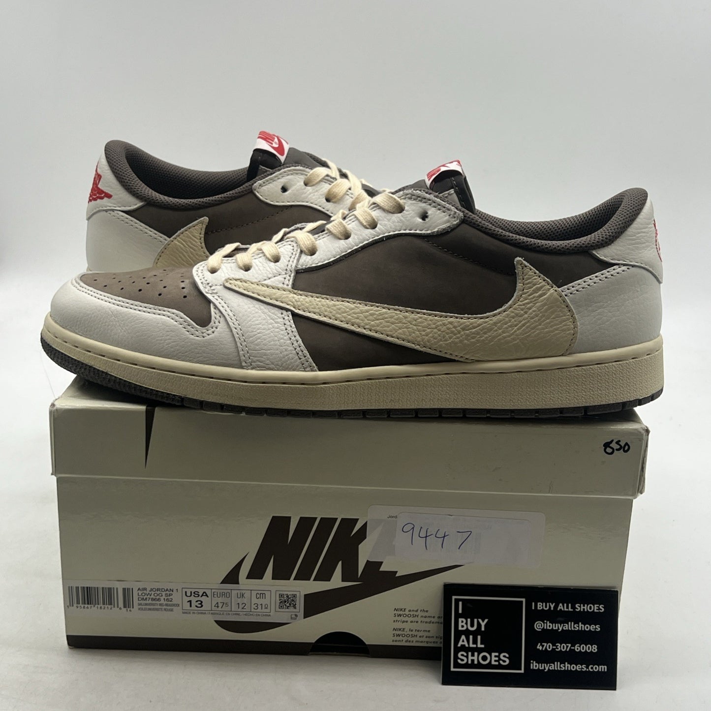 Size 13 - Air Jordan 1 Low OG x Travis Scott Reverse Mocha (DM7866-162)