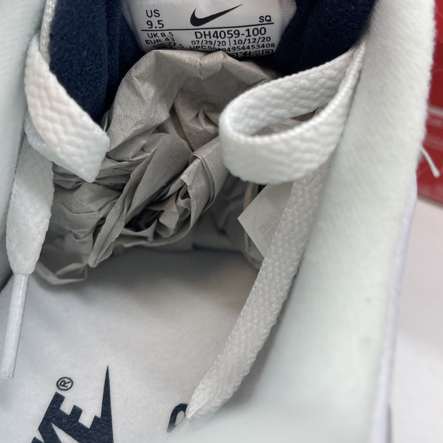 Size 9.5 - Nike Air Max 1 LV8 Obsidian Grey Blue White Leather (DH4059-100)