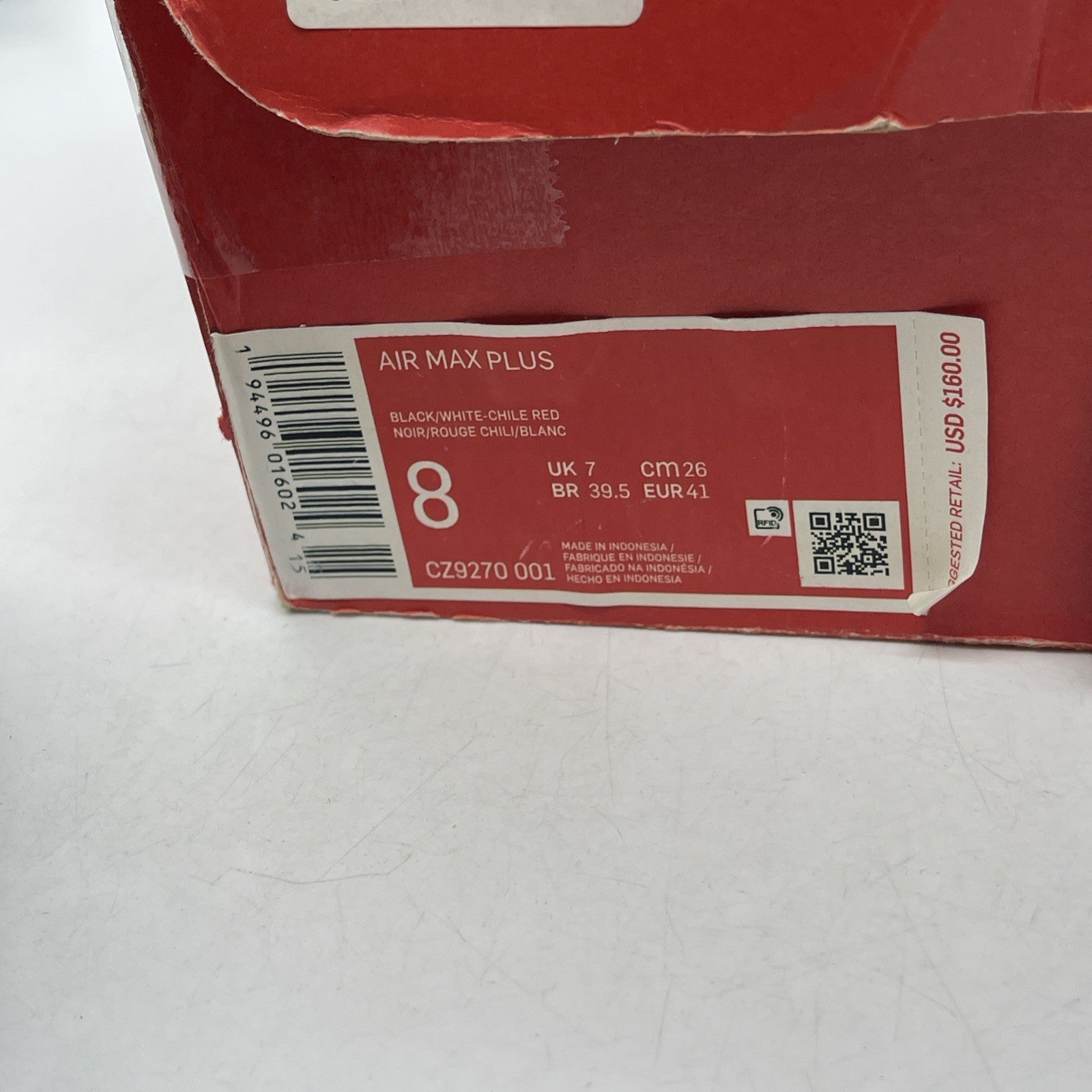 Size 8 - Nike Air Max Plus Gradient (CZ9270-001)