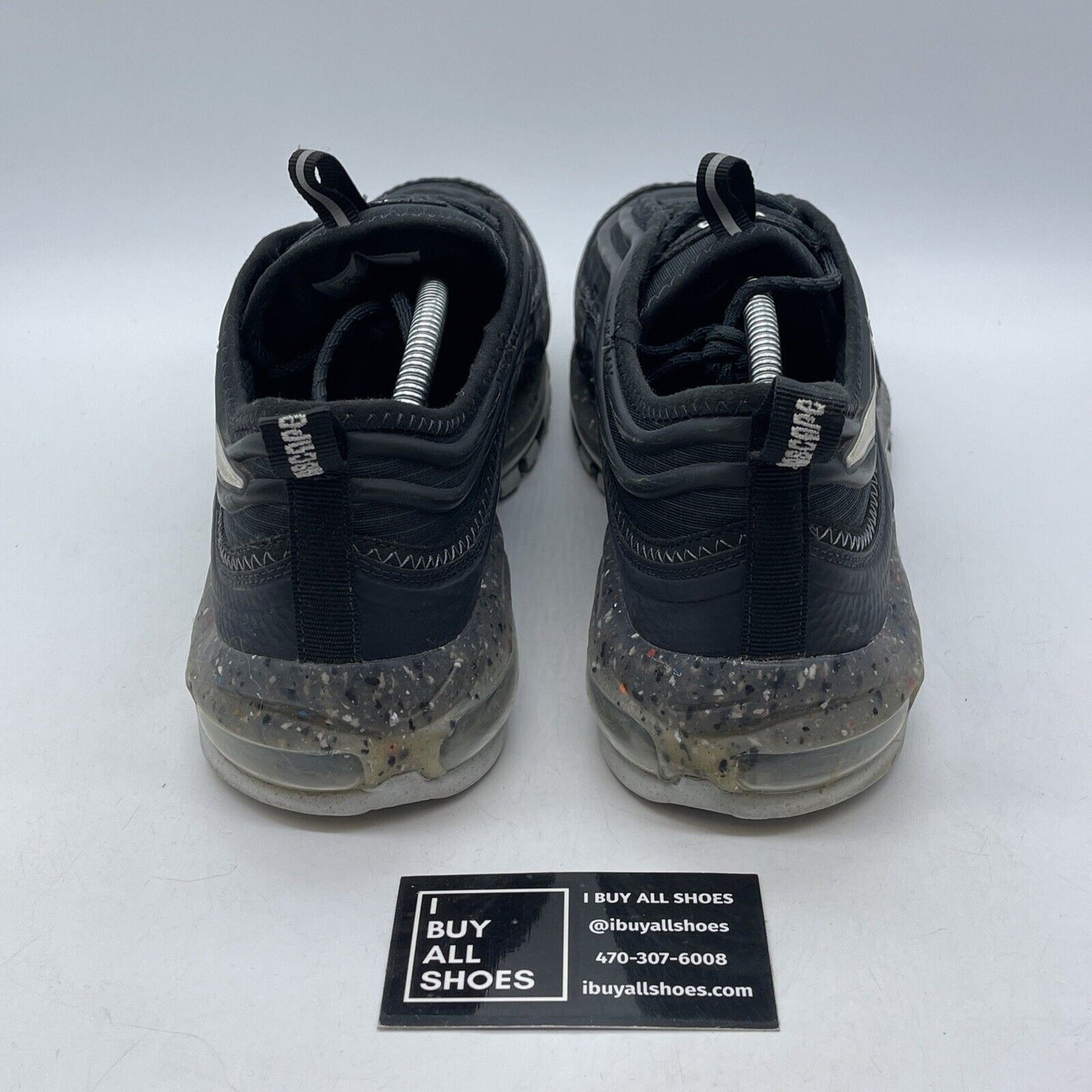 Size 12 - Nike Air Max Terrascape 97 Off Noir Black Suede Leather (DJ5019-001)