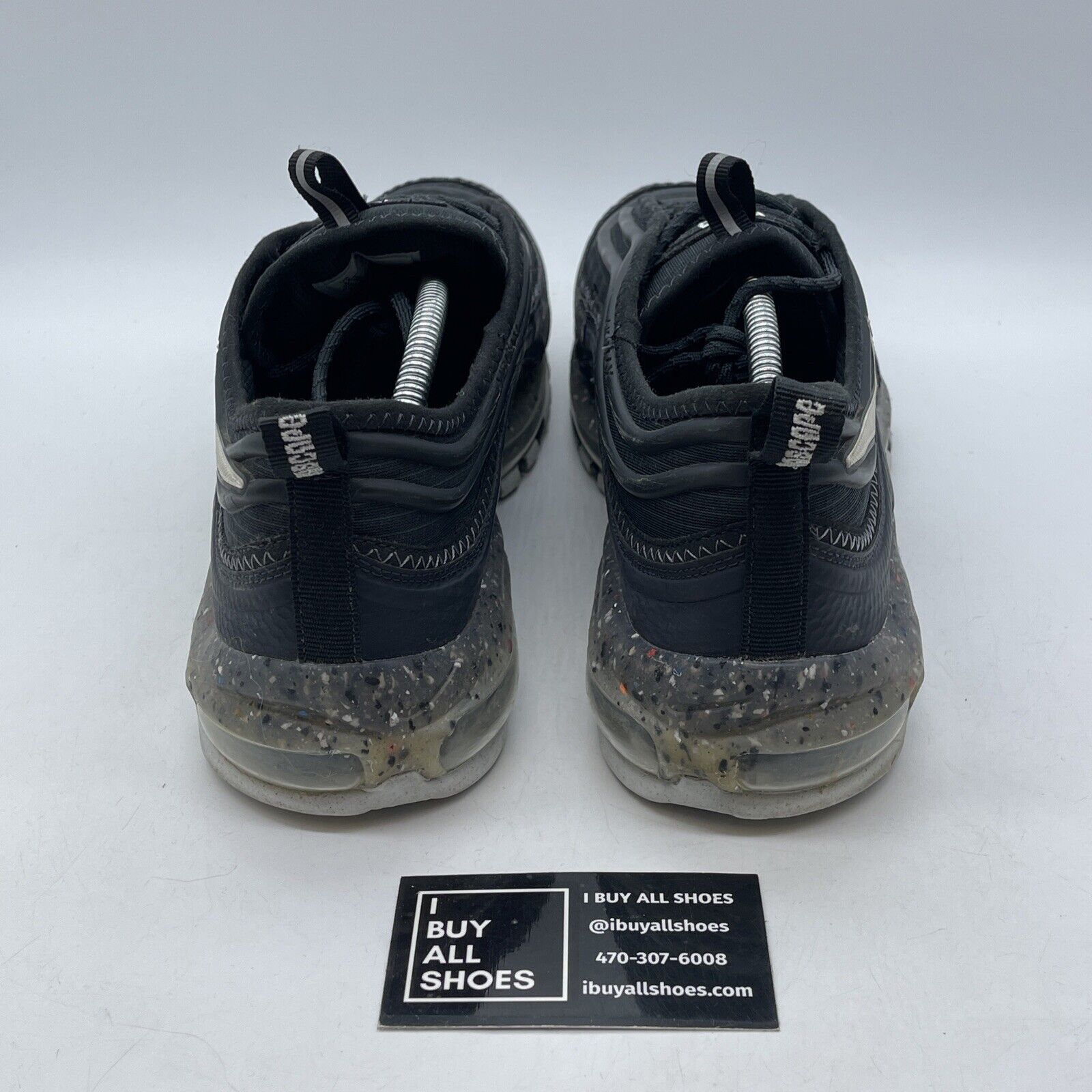 Size 12 - Nike Air Max Terrascape 97 Off Noir Black Suede Leather (DJ5019-001)