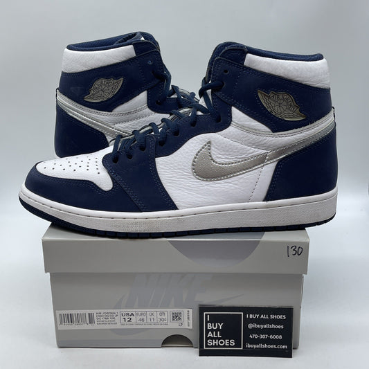 Size 12 - Jordan 1 Retro High CO.JP Midnight Navy White Suede (DC1788-100)