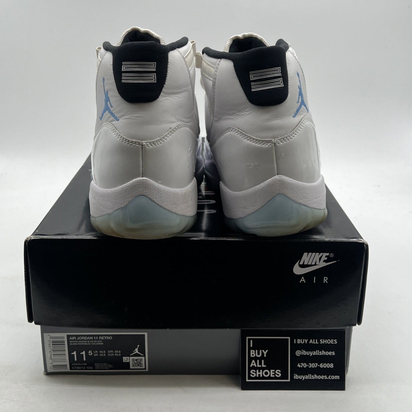 Size 11.5 - Air Jordan 11 Retro 2024 Legend Blue / Columbia (CT8012-104)