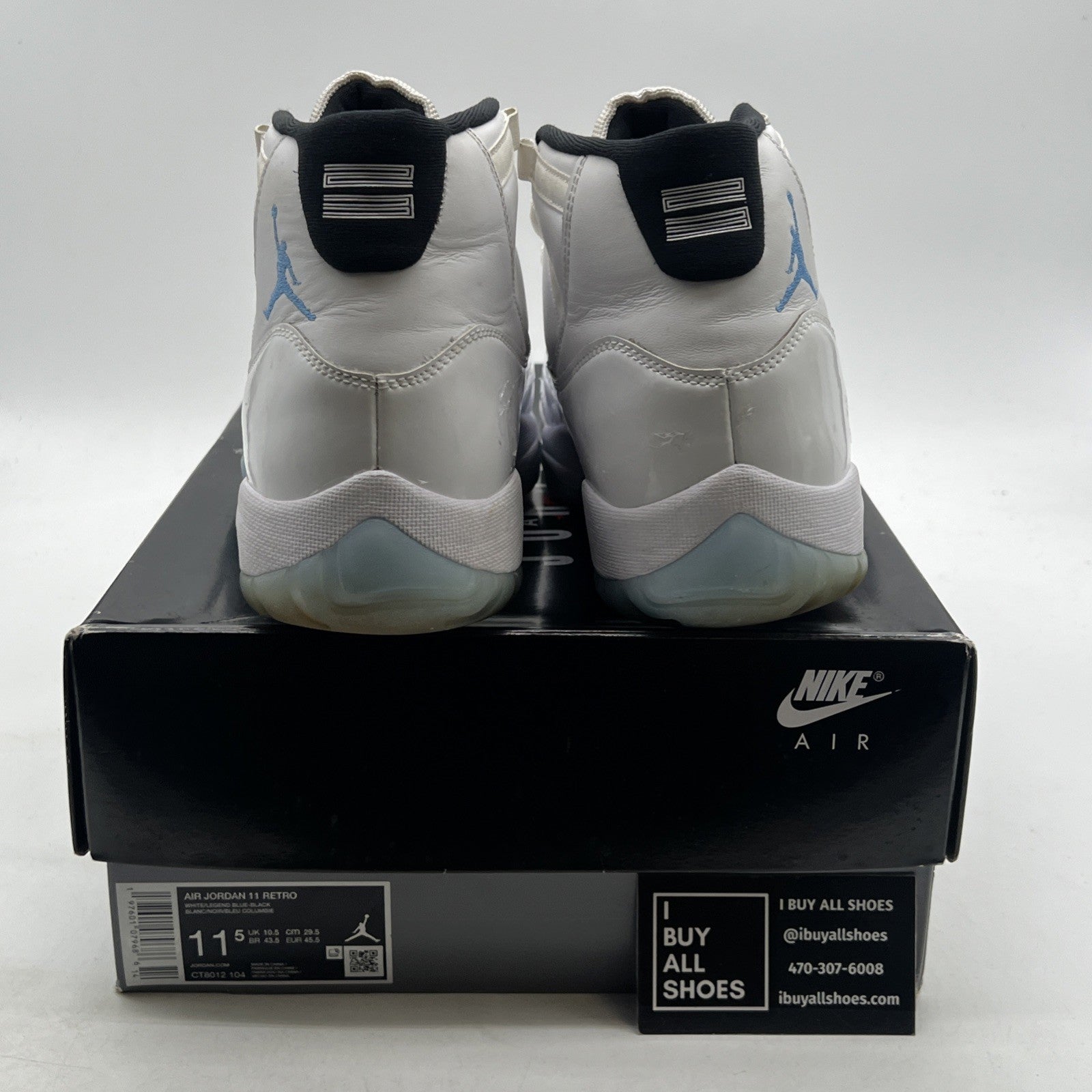 Size 11.5 - Air Jordan 11 Retro 2024 Legend Blue / Columbia (CT8012-104)