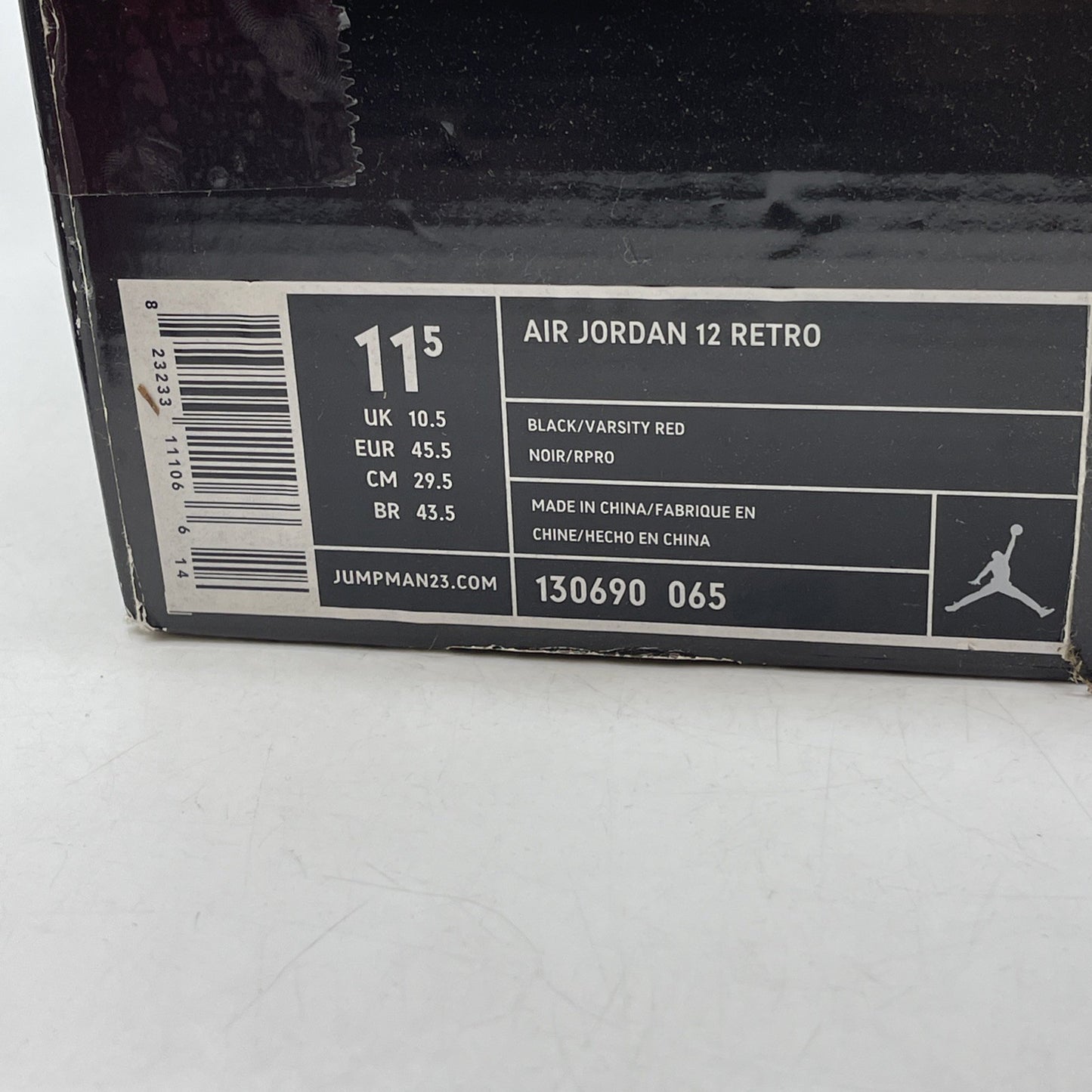Size 11.5 - Air Jordan 12 Retro 2009 Flu Game (130690-065)