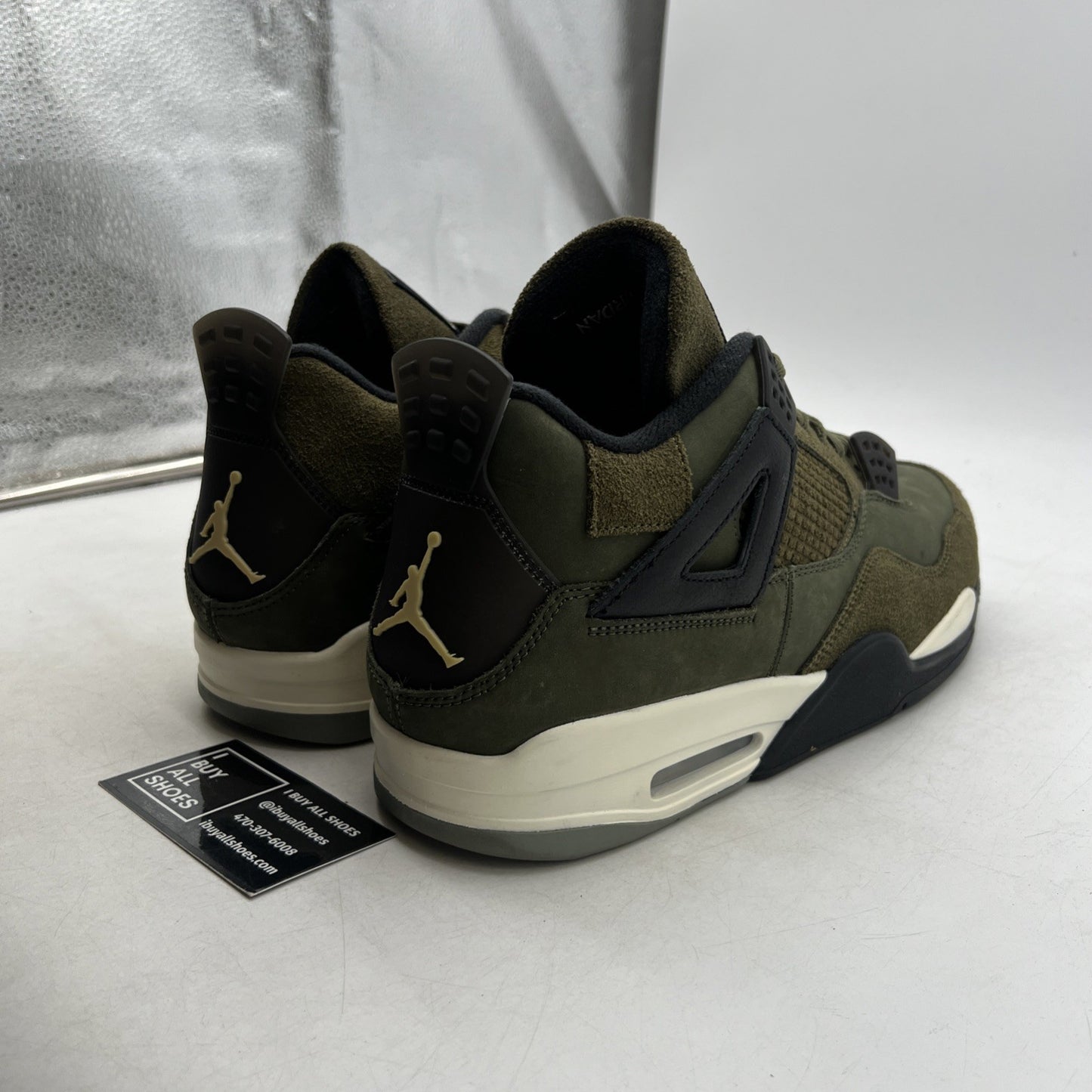 Size 13 - Air Jordan 4 SE Retro Low Craft - Olive (FB9927-200)