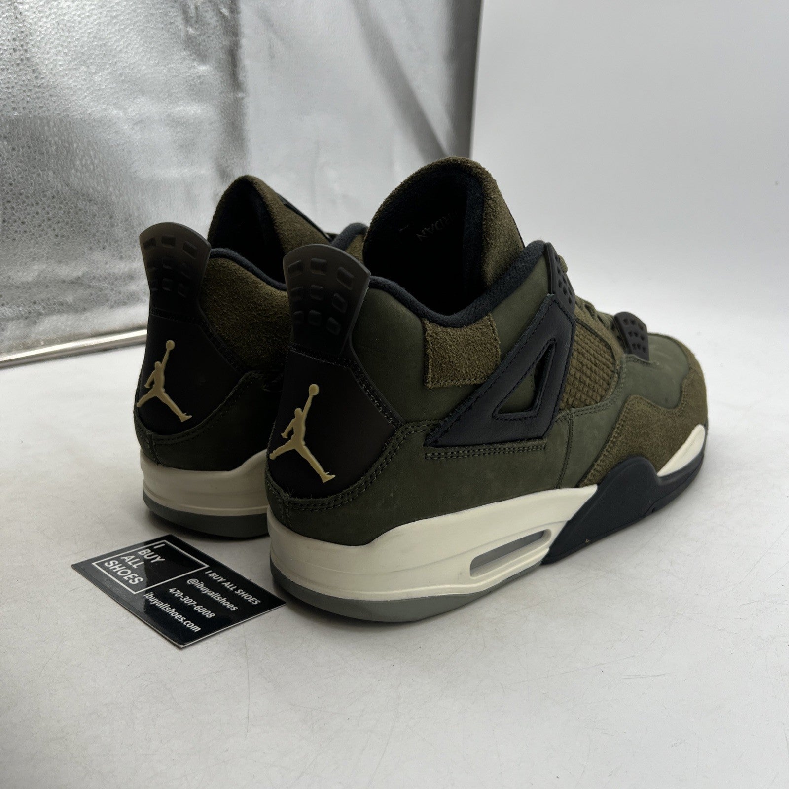 Size 13 - Air Jordan 4 SE Retro Low Craft - Olive (FB9927-200)