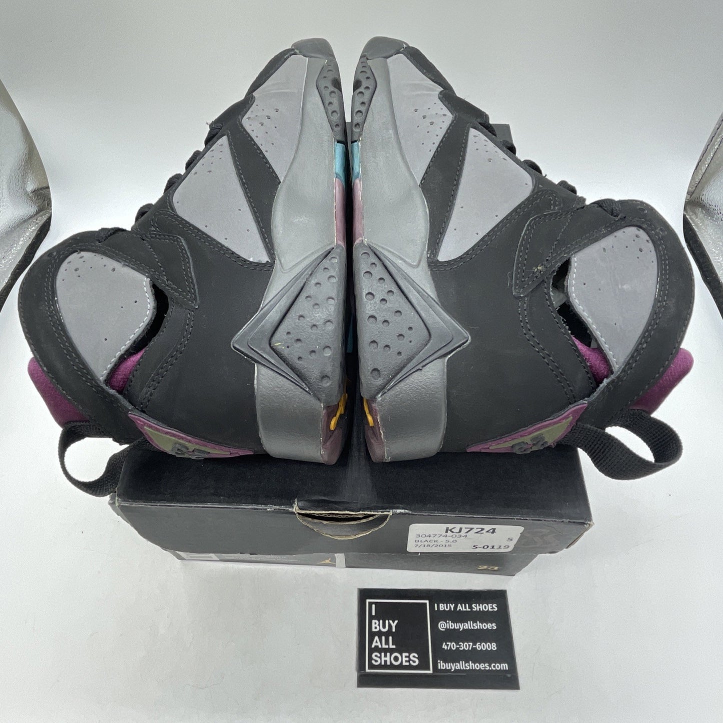 Size 5Y - Air Jordan 7 Retro Bordeaux 2015 (304774-034)