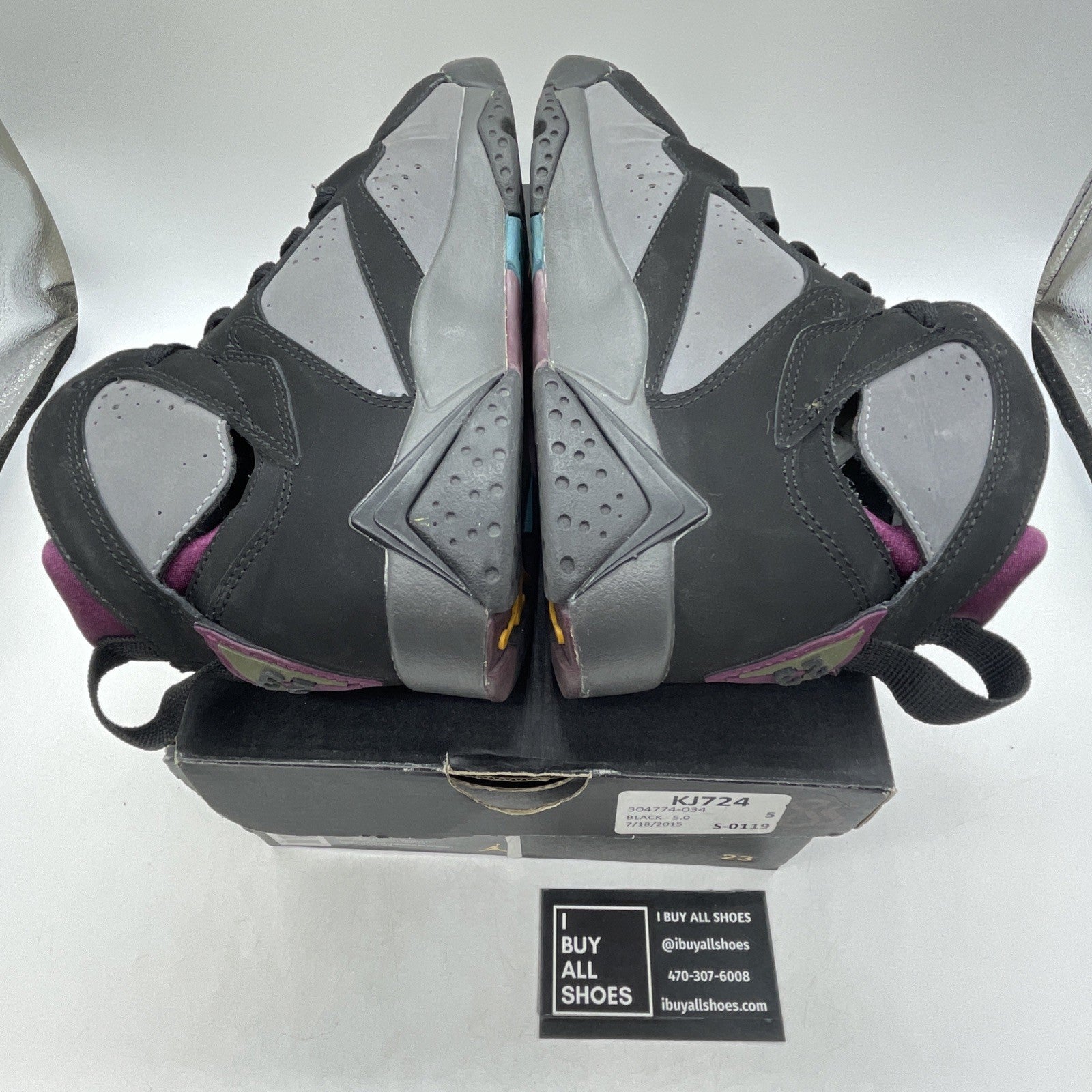 Size 5Y - Air Jordan 7 Retro Bordeaux 2015 (304774-034)