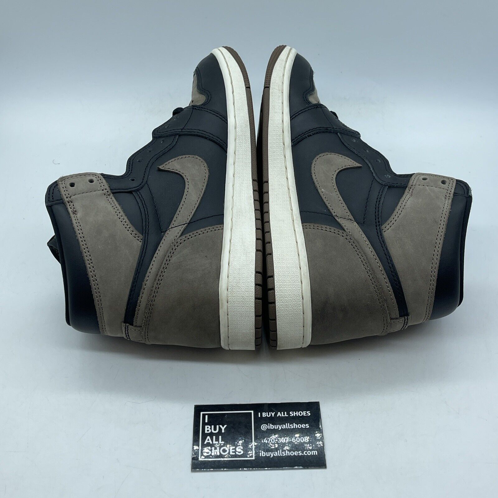 Size 9 - Jordan 1 Retro OG High Palomino Black Brown Leather Suede (DZ5485-020)