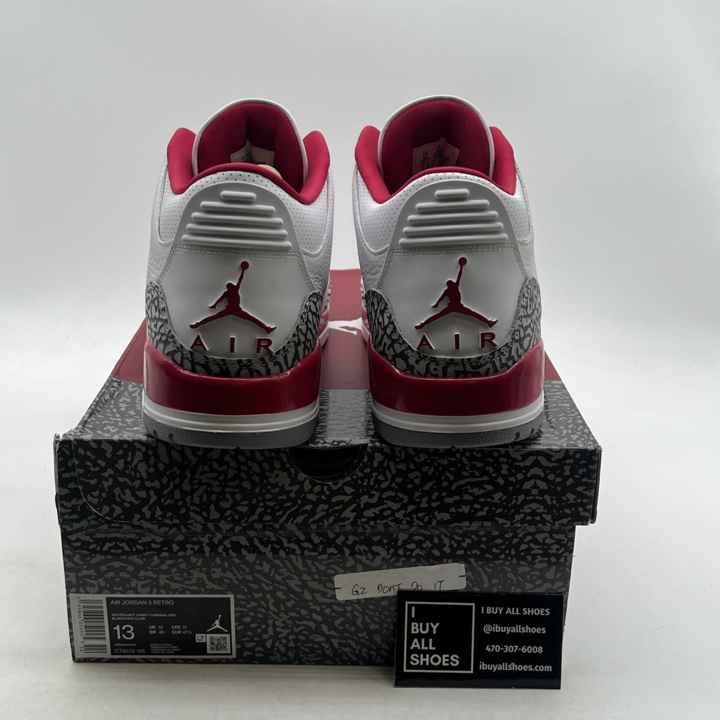 Size 13 - Air Jordan 3 Retro Mid Cardinal Red (CT8532-126)