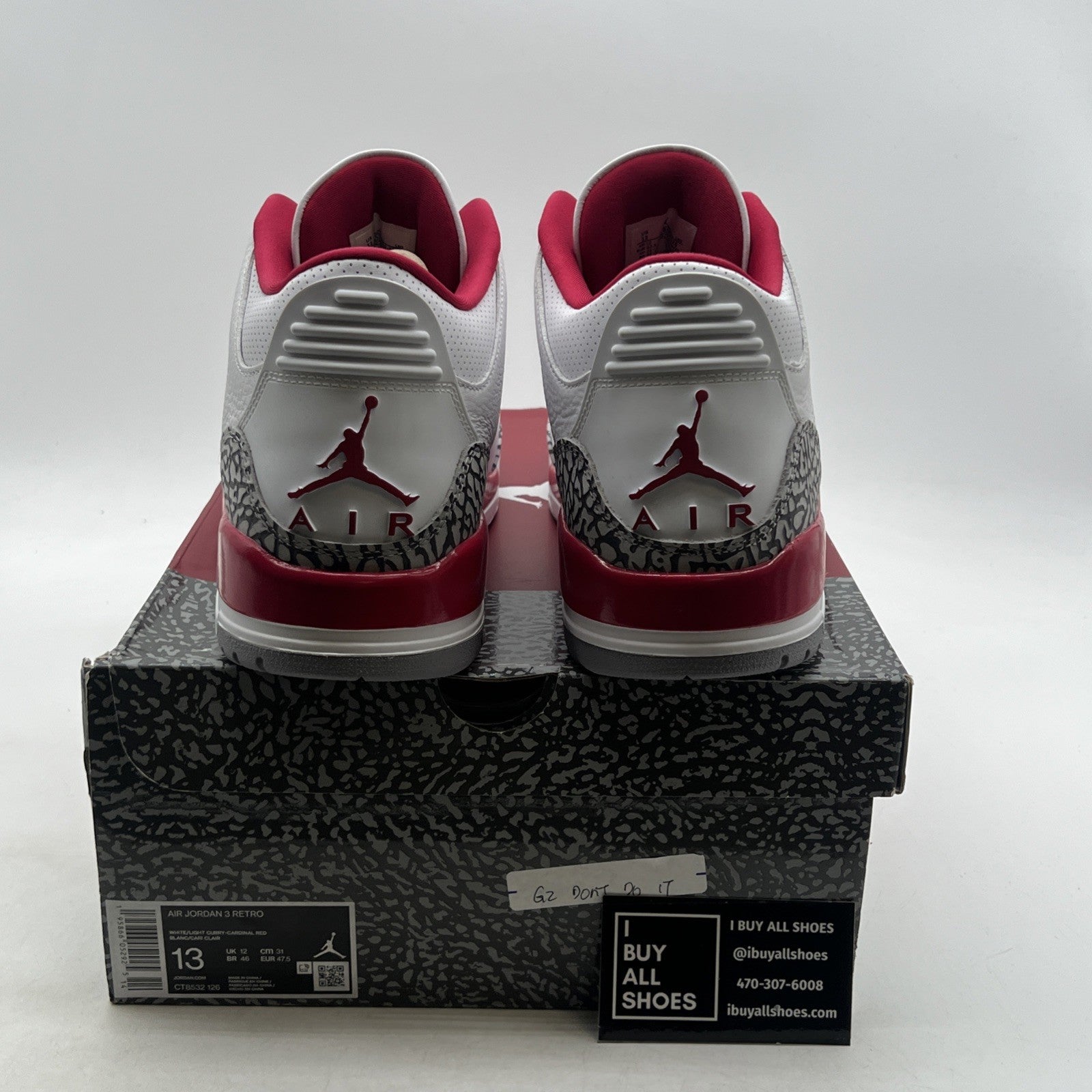 Size 13 - Air Jordan 3 Retro Mid Cardinal Red (CT8532-126)