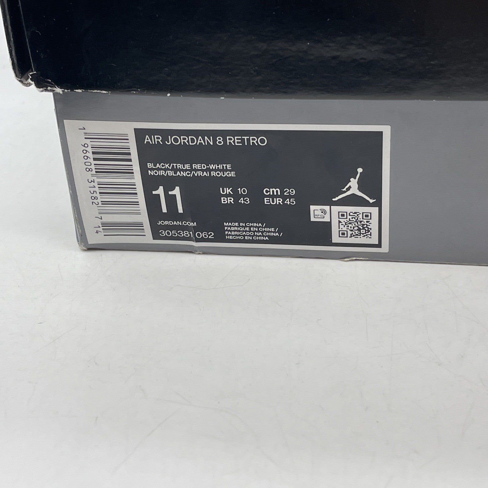 Size 11 - Air Jordan 8 Retro Mid Playoff (305381-062 305381-062)