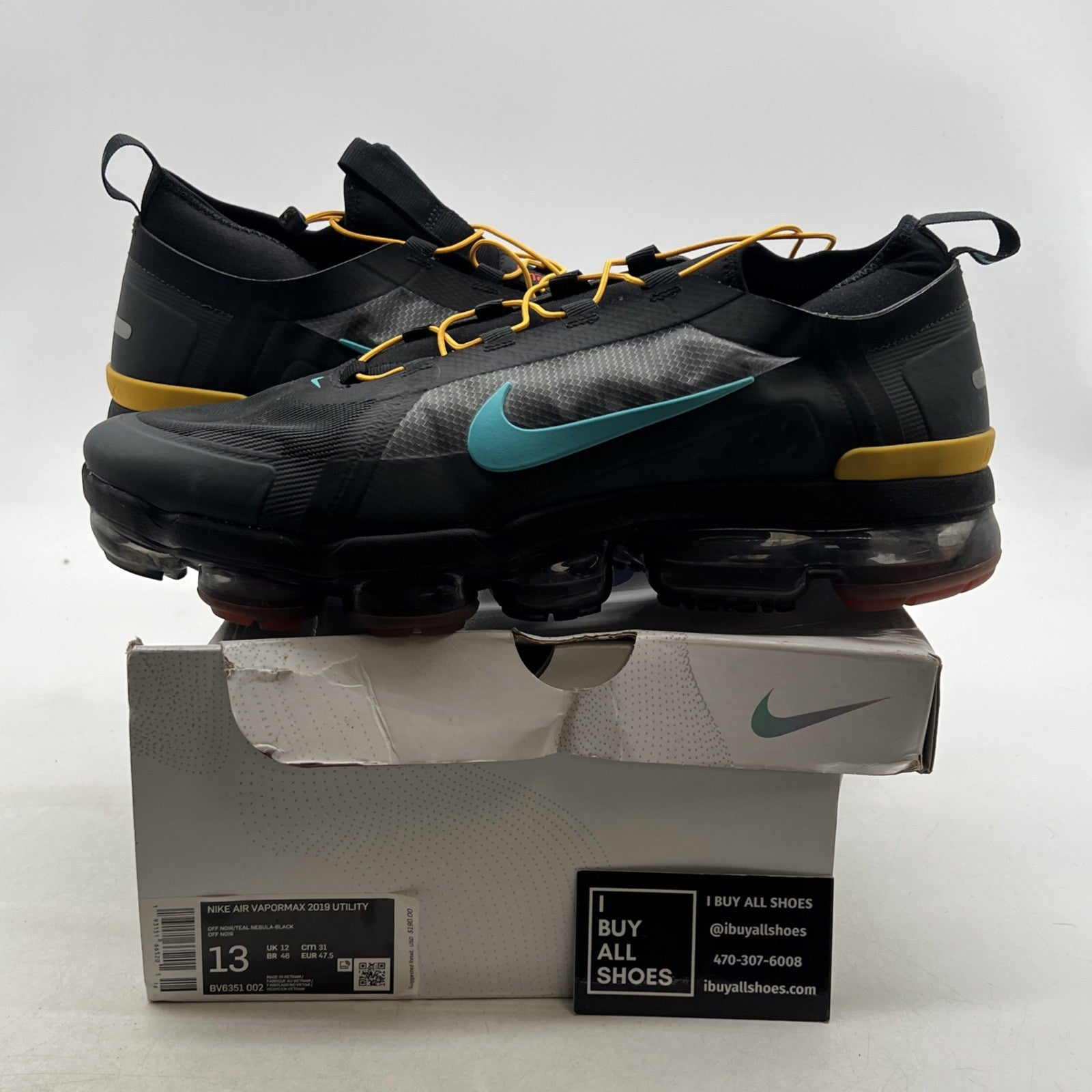 Size 13 - Nike Air VaporMax 2019 Utility Off Noir (BV6351-002)